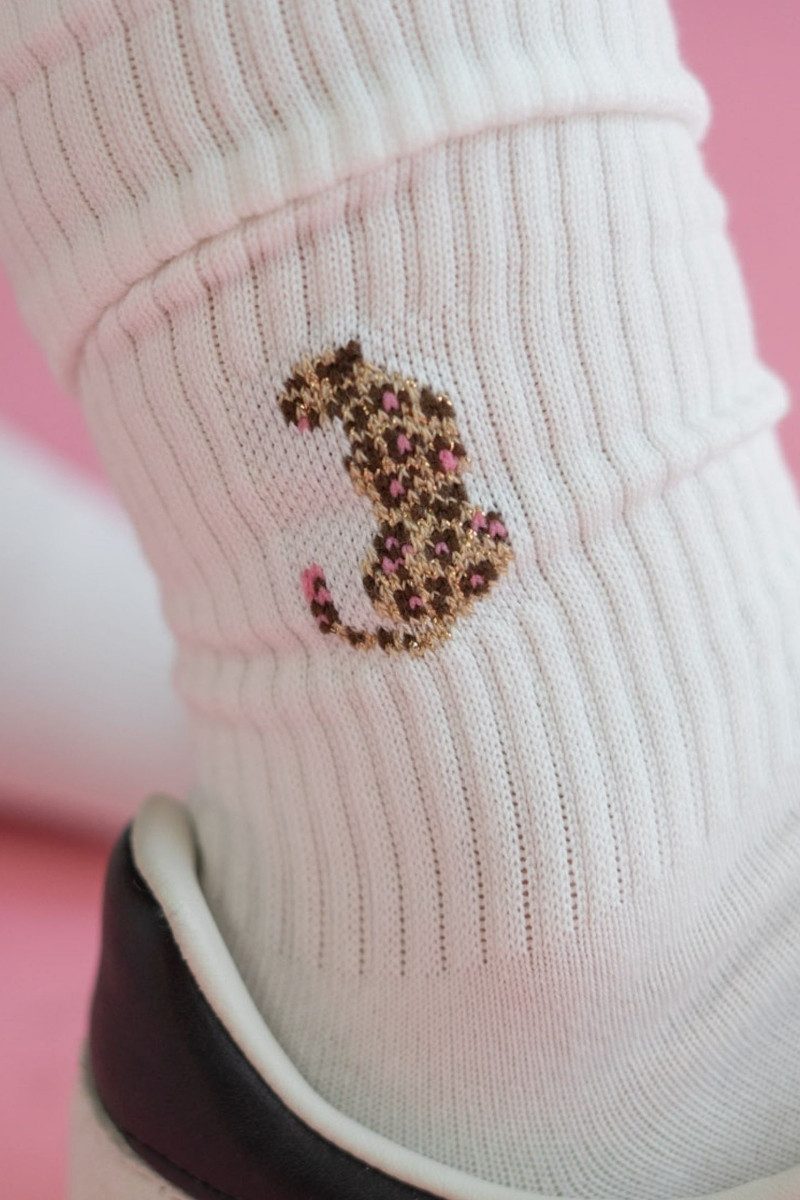 ooley GmbH Socken Socken - ICON LEO - rose, white