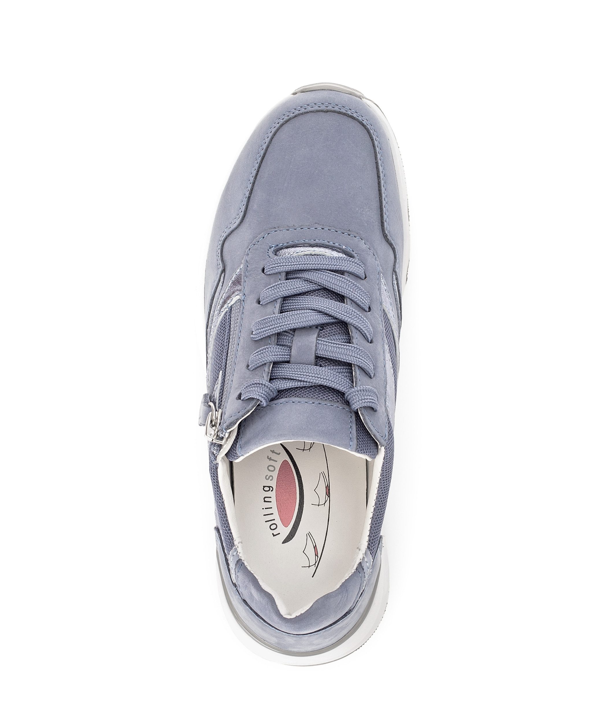 Gabor GABOR Rollingsoft Blau Schnürschuh günstig online kaufen