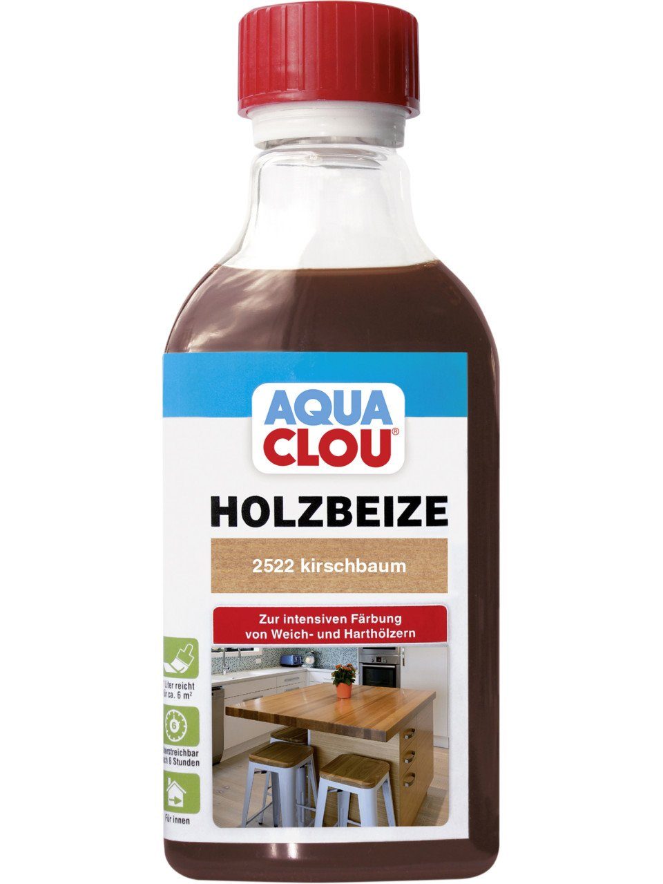 Holzbeize Aqua Clou Holzbeize 250 ml kirschbaum