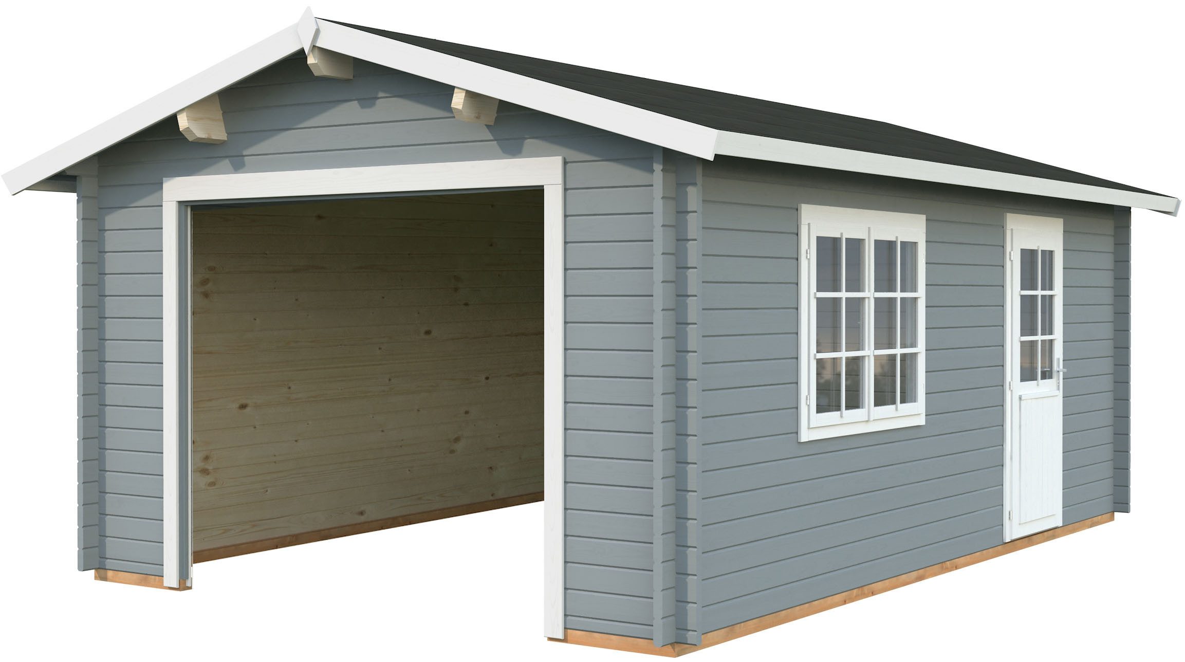 Palmako Garage Roger, ohne Tor, BxTxH: 426x598x276 cm