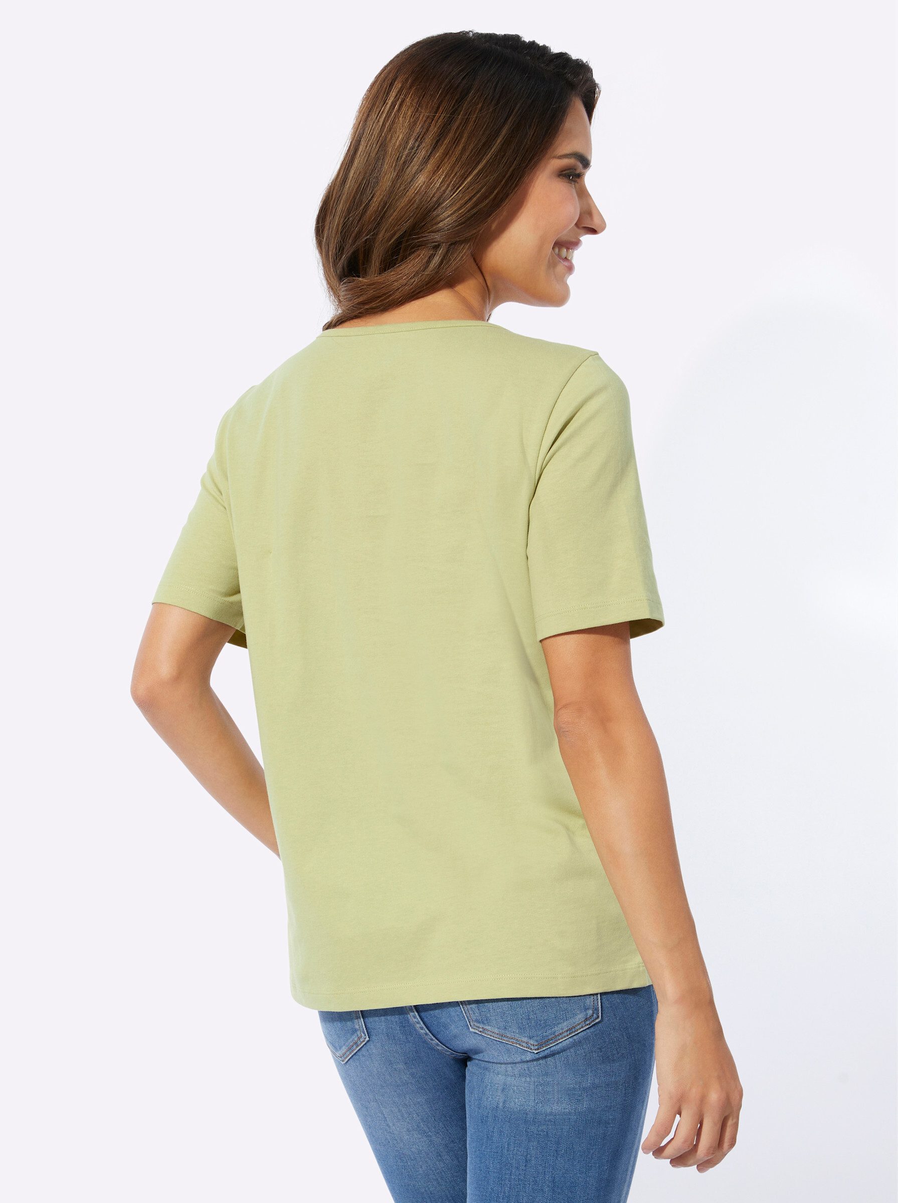 Classic Basics Rundhalsshirt "Rundhals-Shirt", (1 tlg.) günstig online kaufen