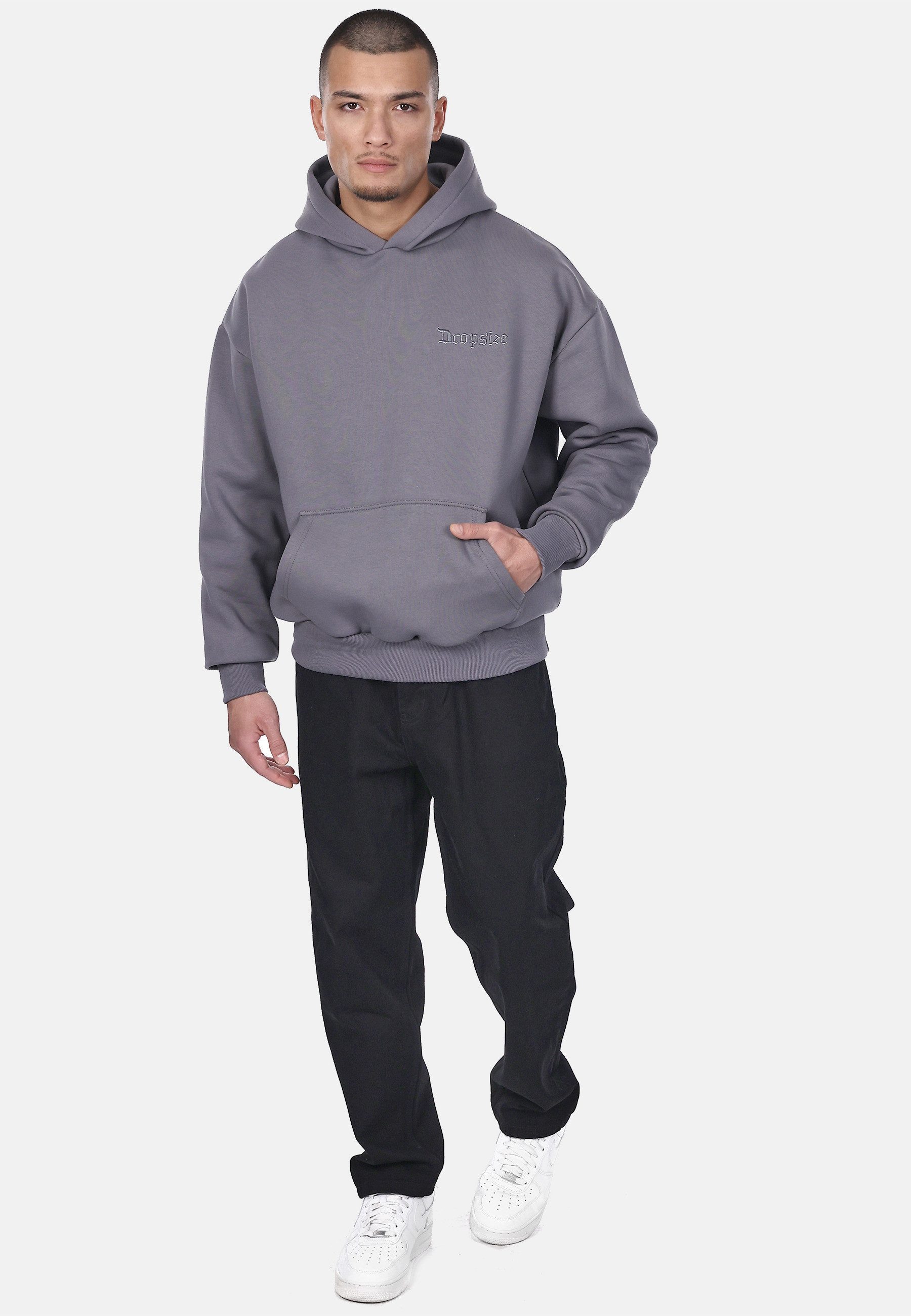 Dropsize Kapuzensweatshirt Dropsize HEAVY OVERSIZE EMBO HOODIE (1-tlg)