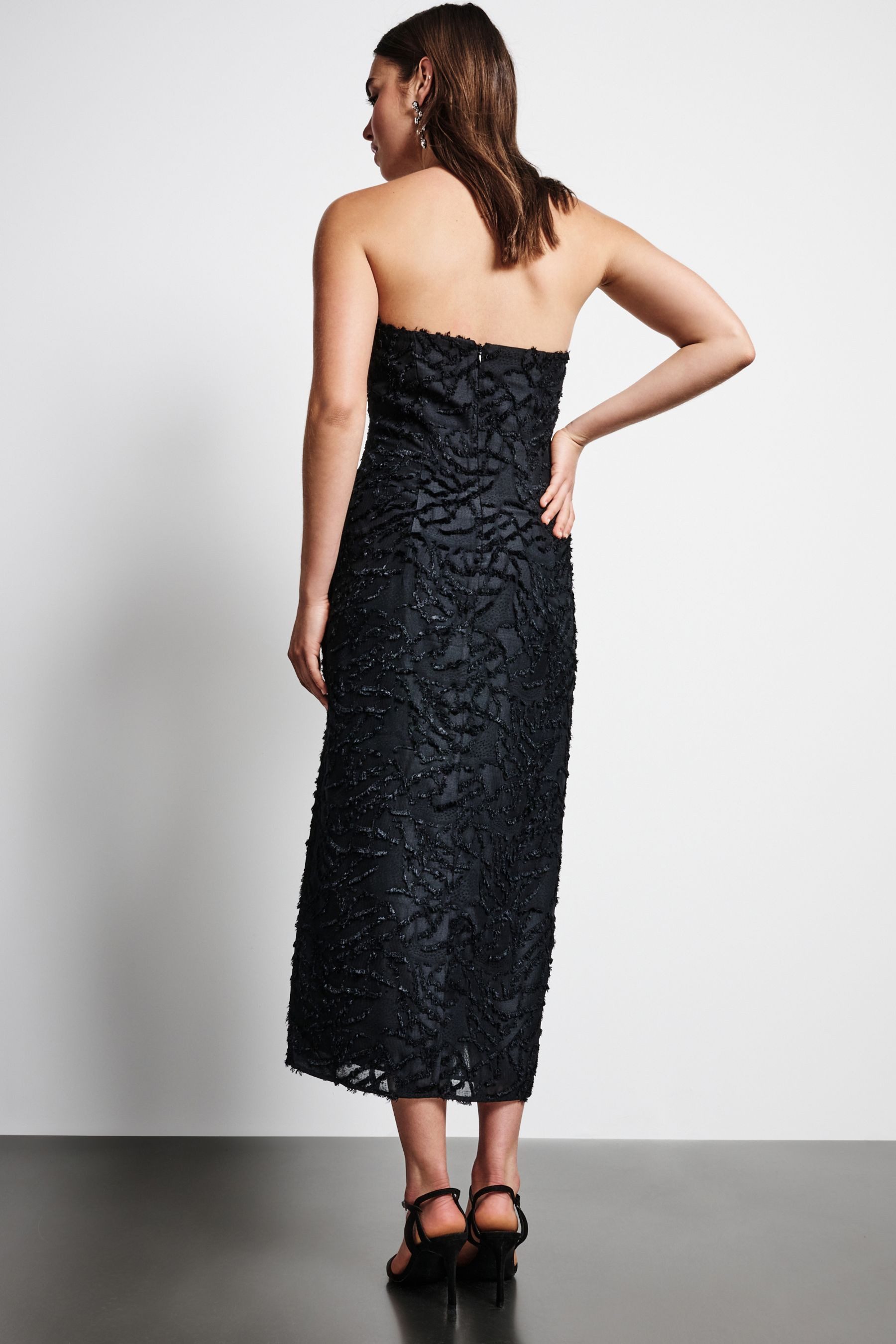 Next Bandeaukleid Midikleid mit Bandeau-Ausschnitt und günstig online kaufen