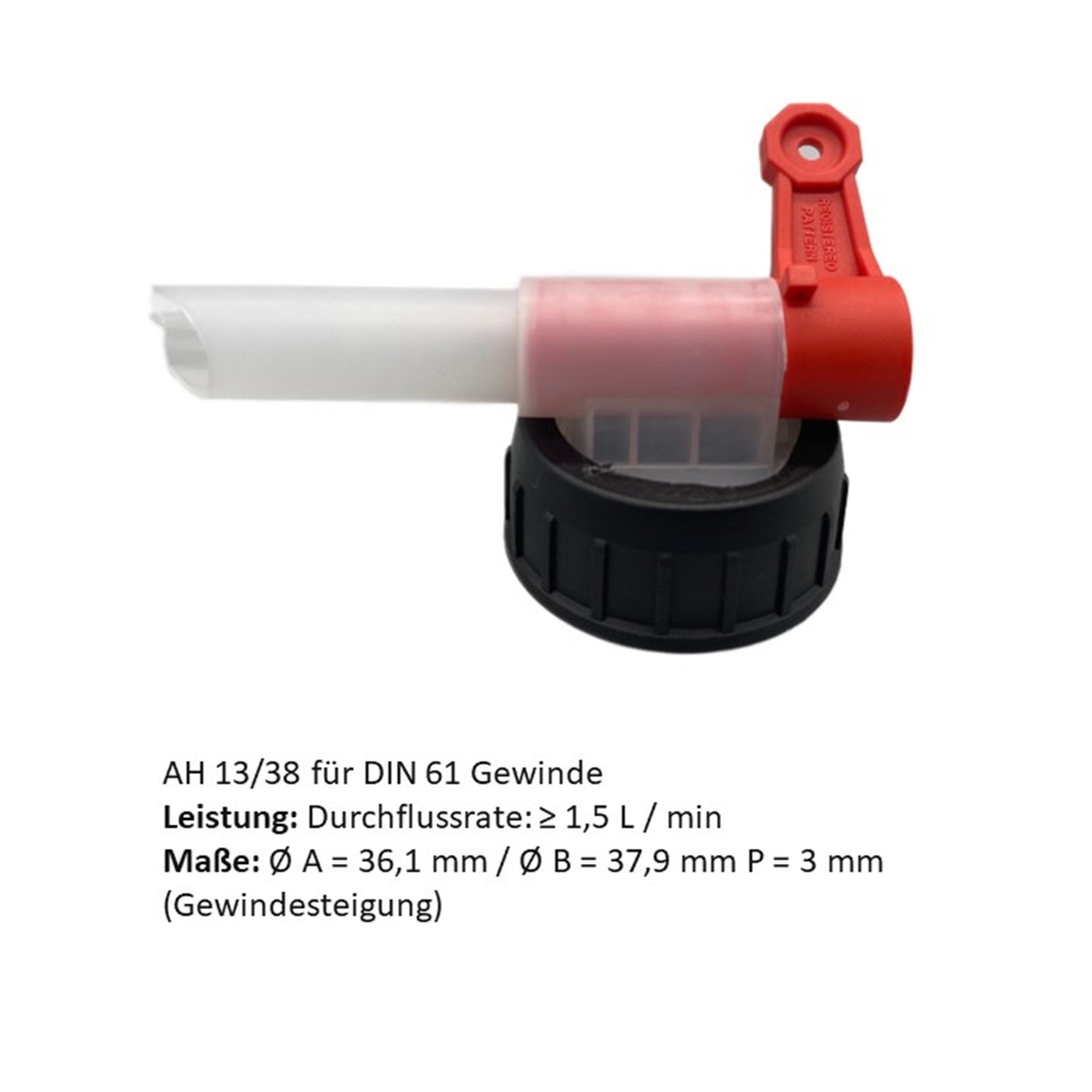 Fluxx Auslaufventil Sabeu FLUXX Ausgießhähne Serie AH13, (Auslaufhahn), Lebensmittelkonform
