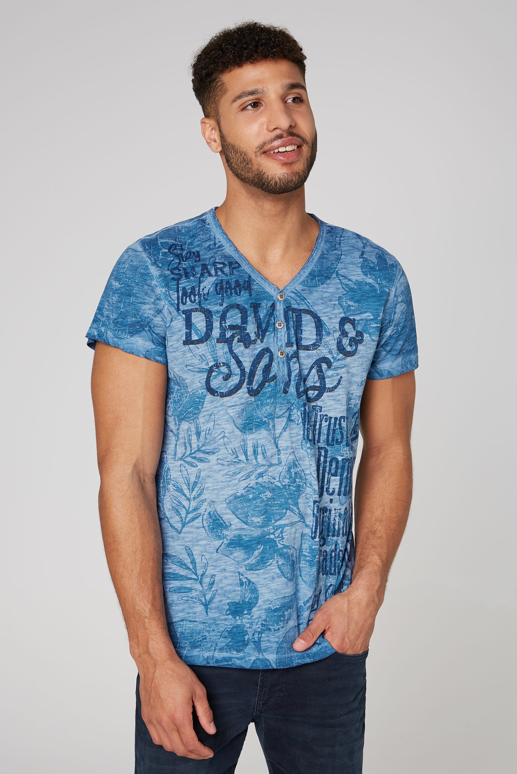 CAMP DAVID TShirt mit All OverPrint kaufen OTTO