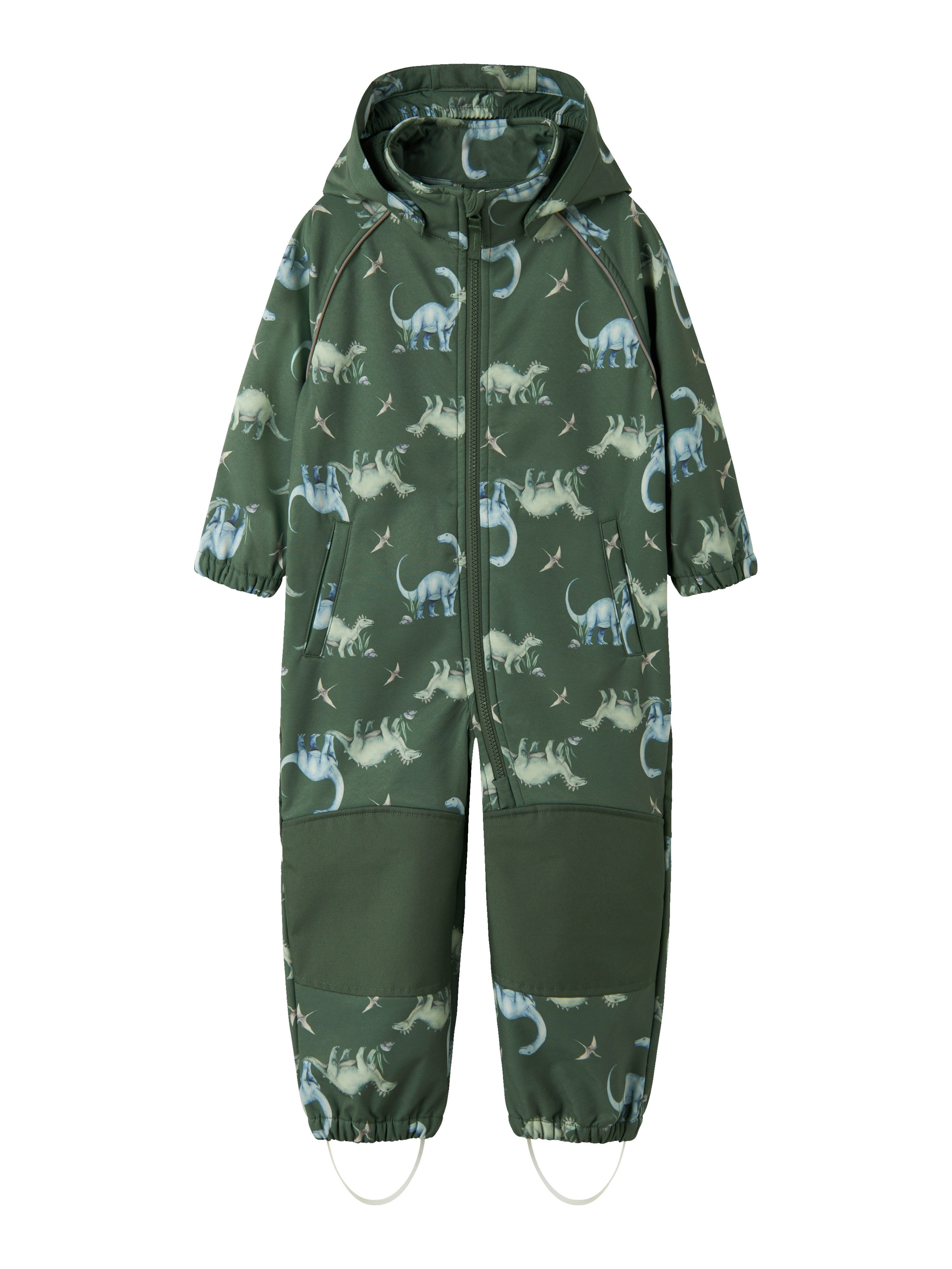 Name It Overall NMMALFA08 SOFTSHELL SUIT AOP 1FO NOOS mit dekorativen und reflektierenden Details