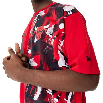 New Era Print-Shirt NBA Oversized PANEL Chicago Bulls