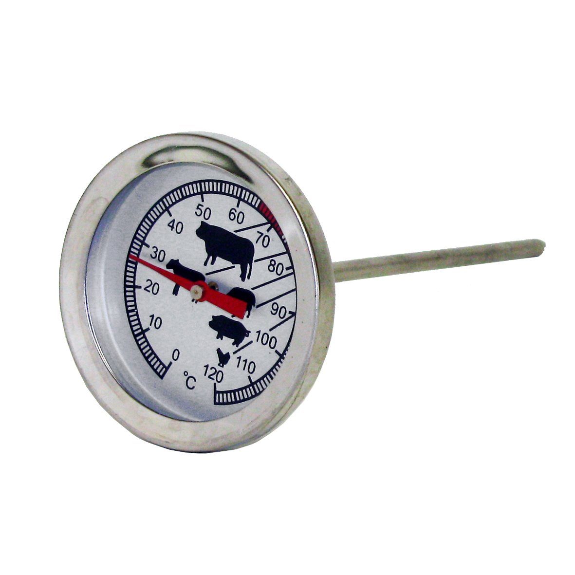 Backofenthermometer Küchenthermometer Kerntemperaturmesser Fleischthermometer DE 