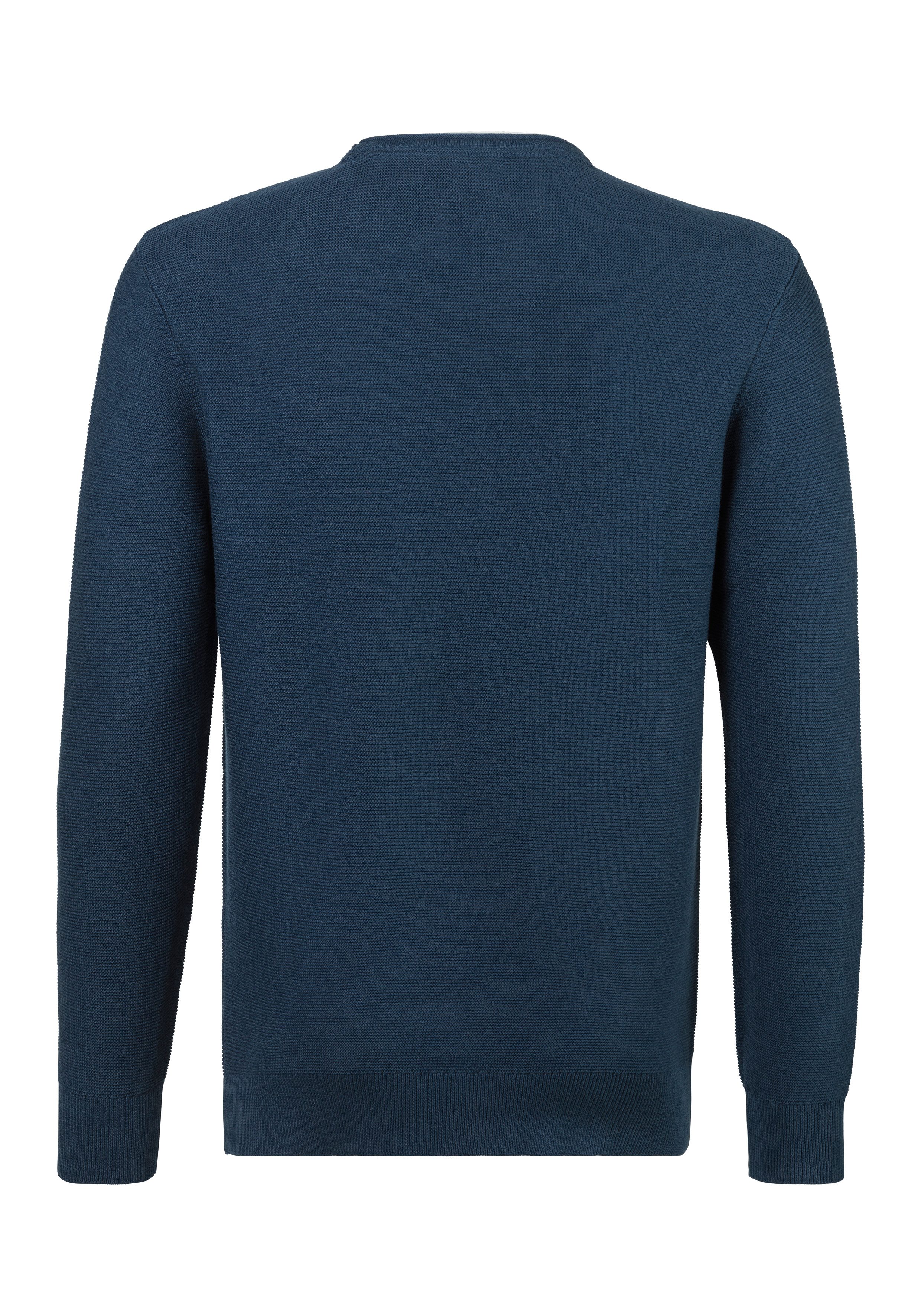 AUTHENTIC LE JOGGER Strickpullover mit Double-Layer Optik, Pullover aus reiner Baumwolle