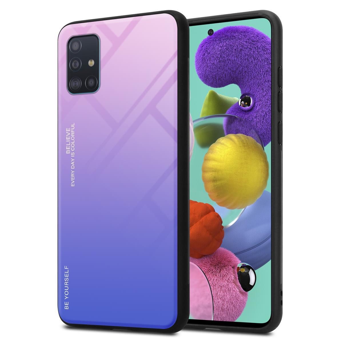 Cadorabo Handyhülle für Samsung Galaxy A51 4G / M40s Hülle Samsung Galaxy A51 4G / M40s, Robustes Hard Case - Handy Schutzhülle - Hülle - Back Cover Bumper
