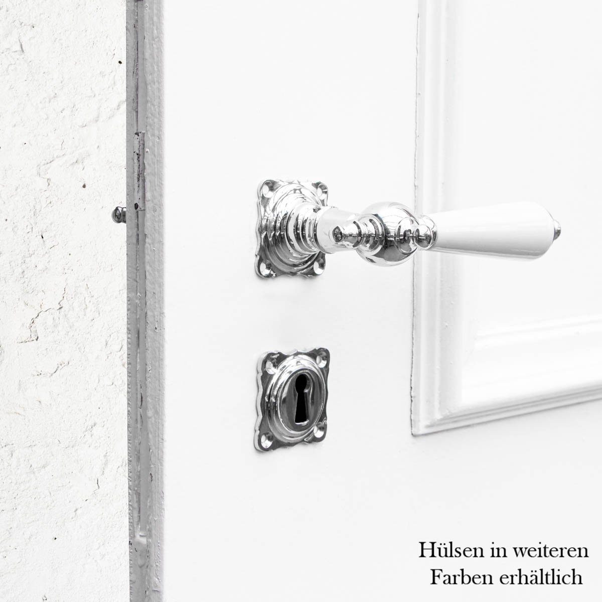 Antikas Türbeschlag Drückergarnitur für Zimmertüren - Porzellangriff, BB, N günstig online kaufen