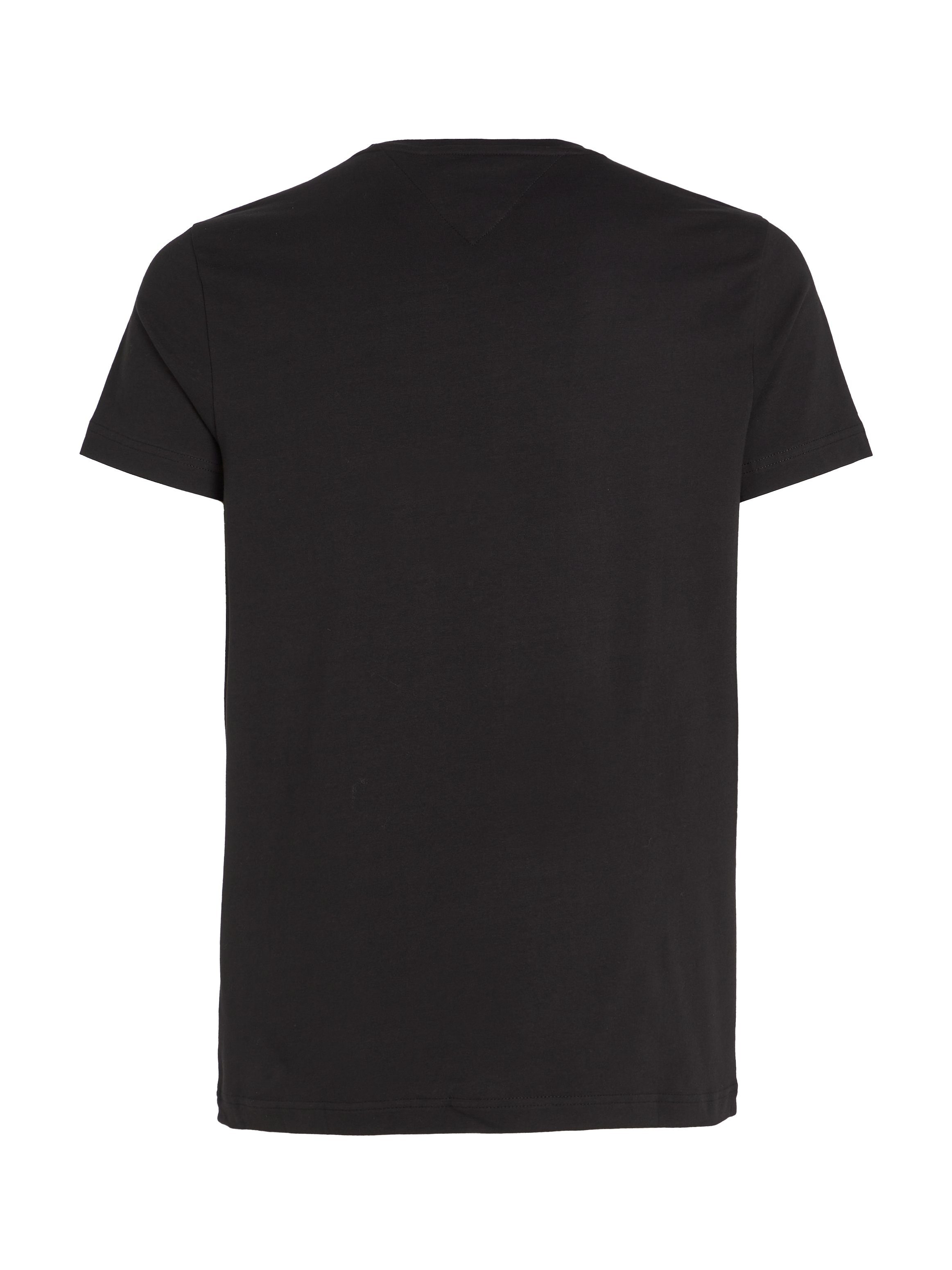 V-Shirt T-Shirt Slim black Stretch Tommy Hilfiger