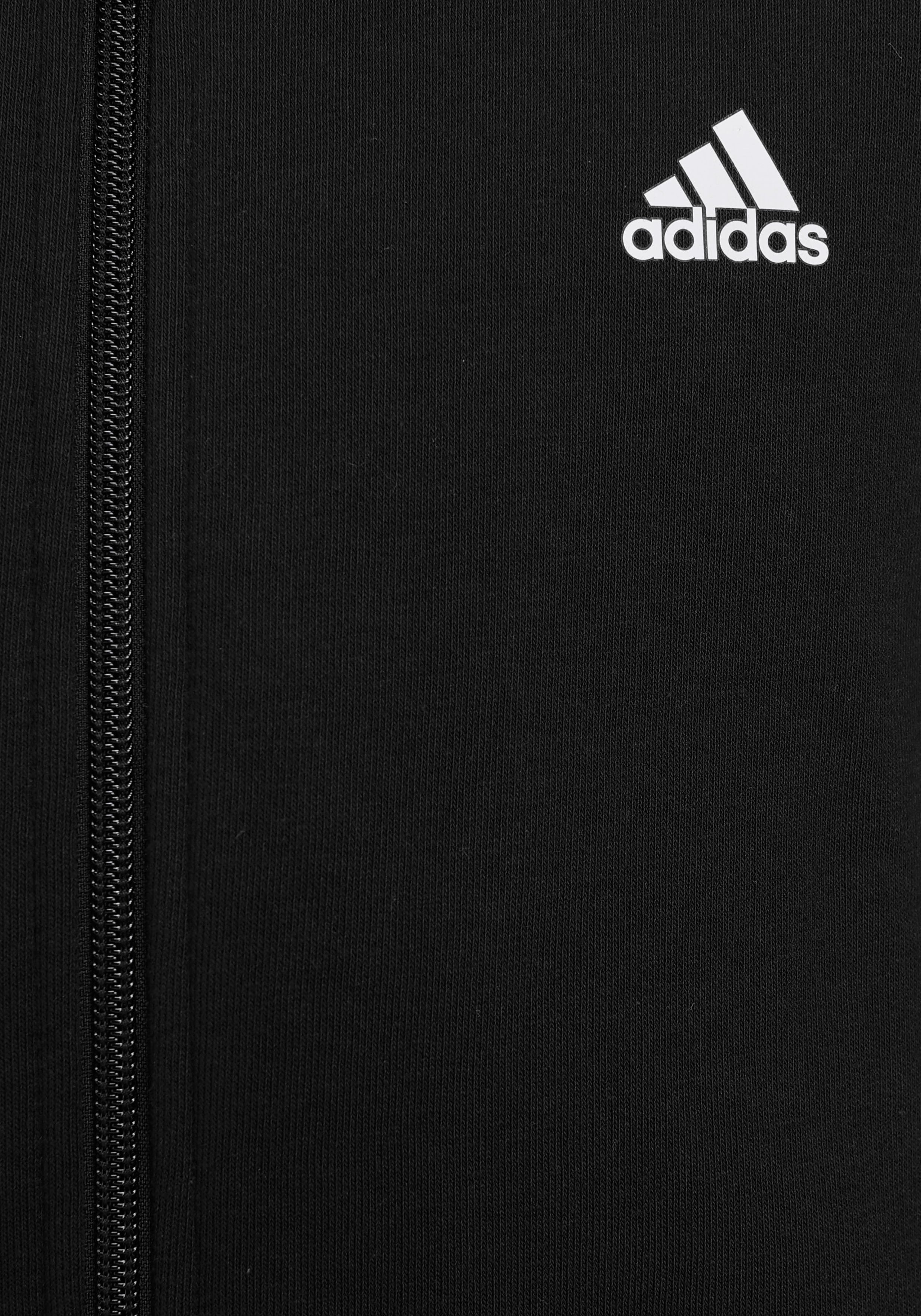 black-white adidas Kapuzensweatshirt FL FZ Sportswear HOOD U 3S