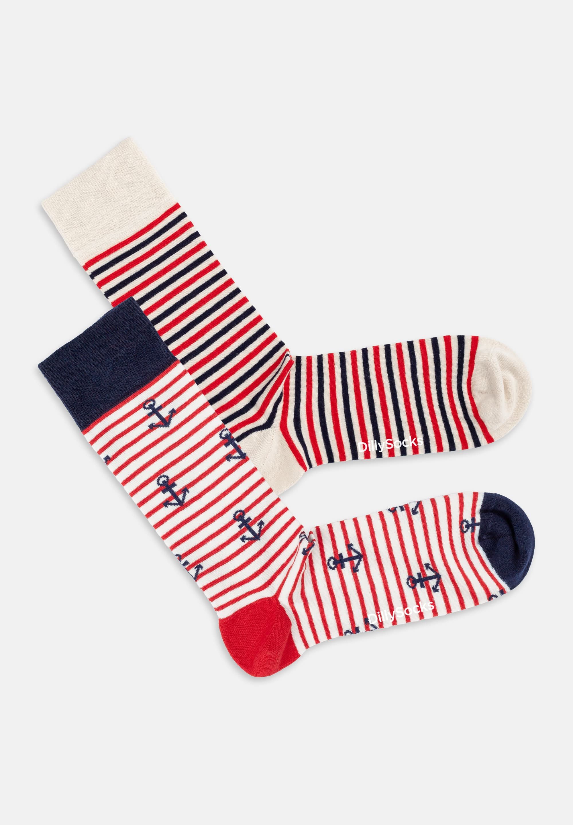 DillySocks Basicsocken French Riviera Aus Baumwolle & recyceltem Polyamid