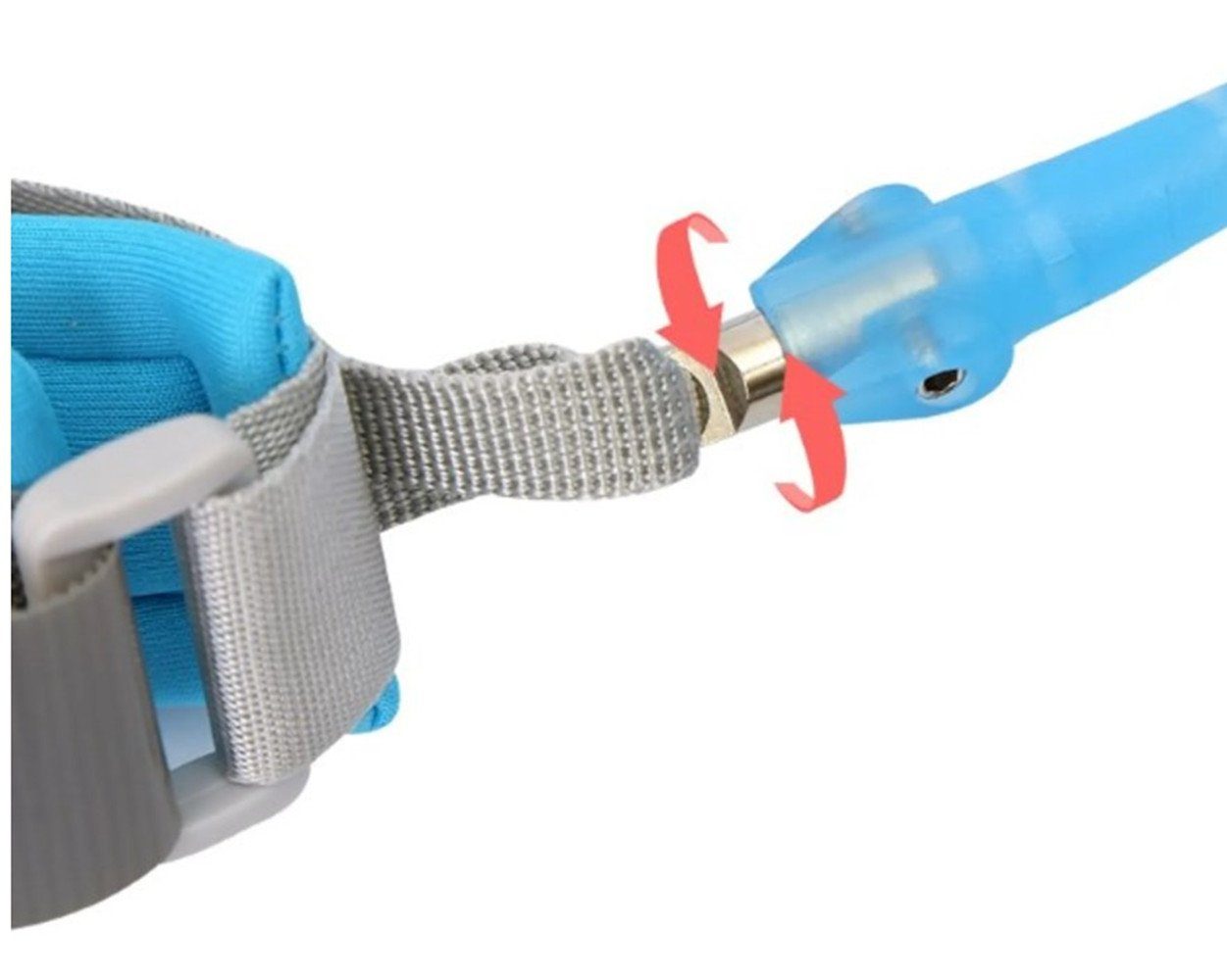 XDeer Kinder Sicherheitsleine,2m Laufgurt für Kleinkinder, 360 ° Drehbar Kinder-Sicherheitsgurt, Anti-Verlorene Handgelenk Gürtel Leine,mit Induktionsschloss