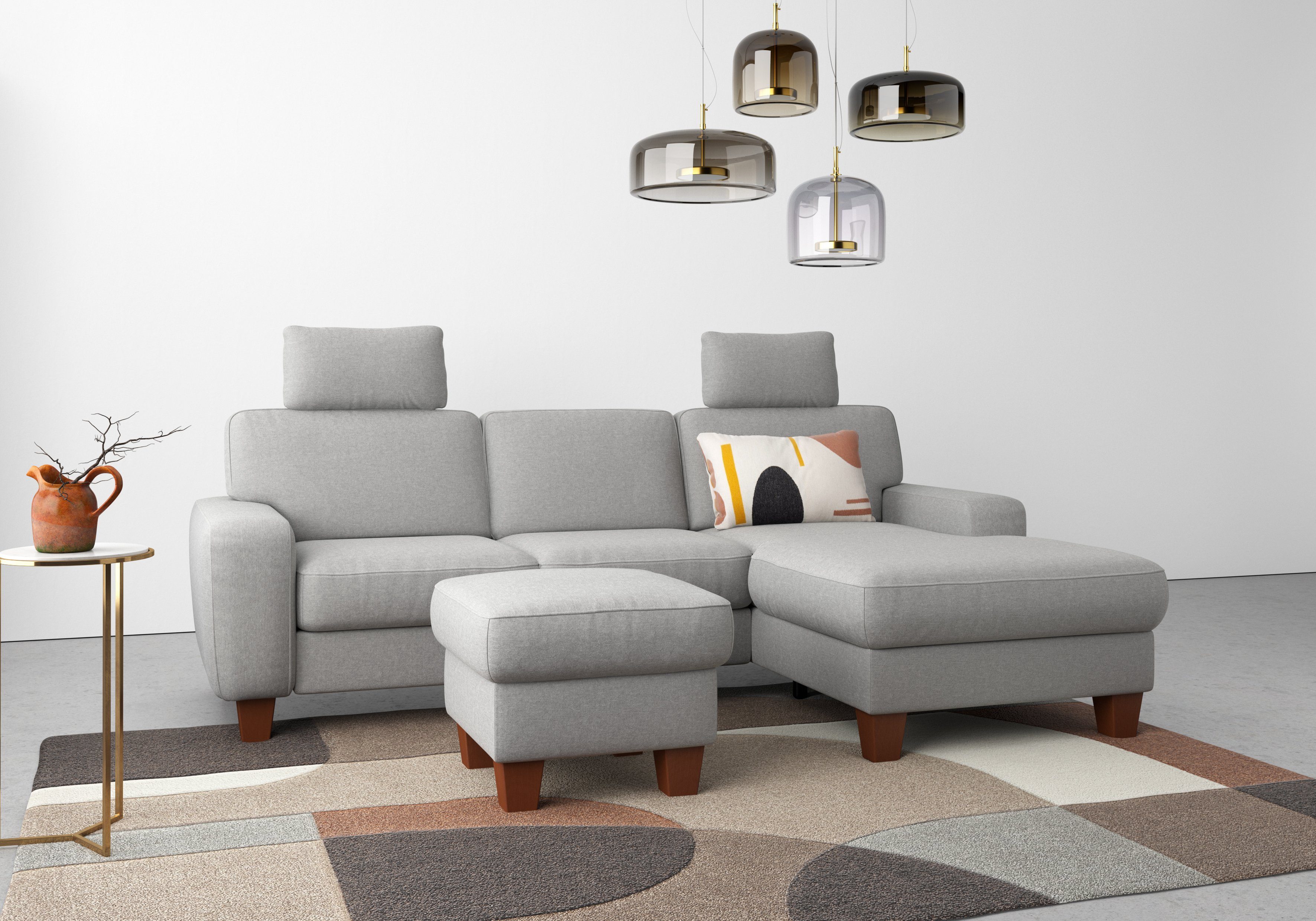 Federkern, mit Bettfunktion affaire Bettkasten und mit wahlweise Ecksofa Home Vision,