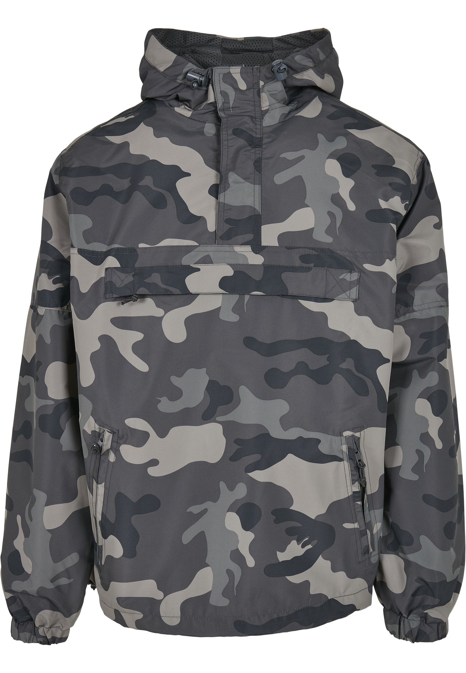 Brandit Outdoorjacke Herren Summer Pull Over Jacket (1-St) greycamouflage