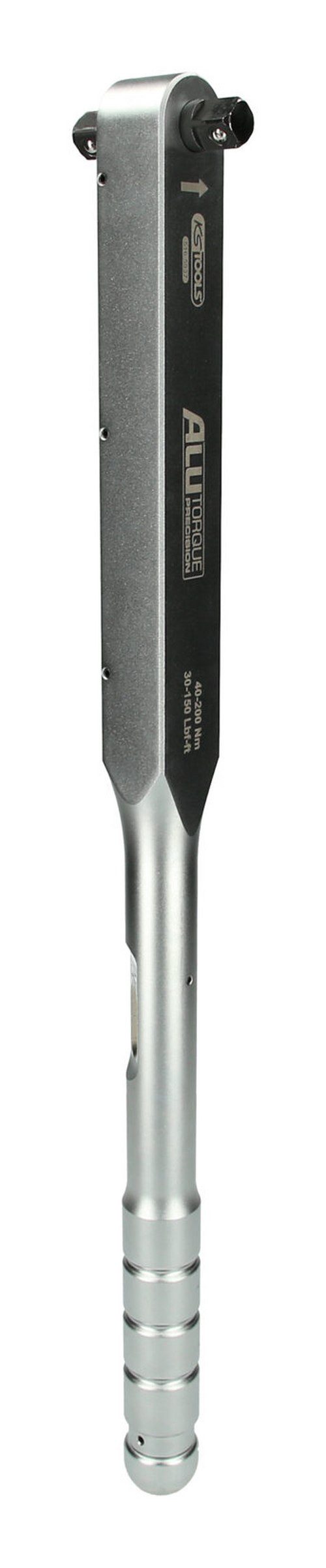 Thumbnail - KS Tools Drehmomentschlüssel ALUTORQUEprecision, 1/2", 40-200 Nm, Rechts-Linksanzug, Doppelvierkant