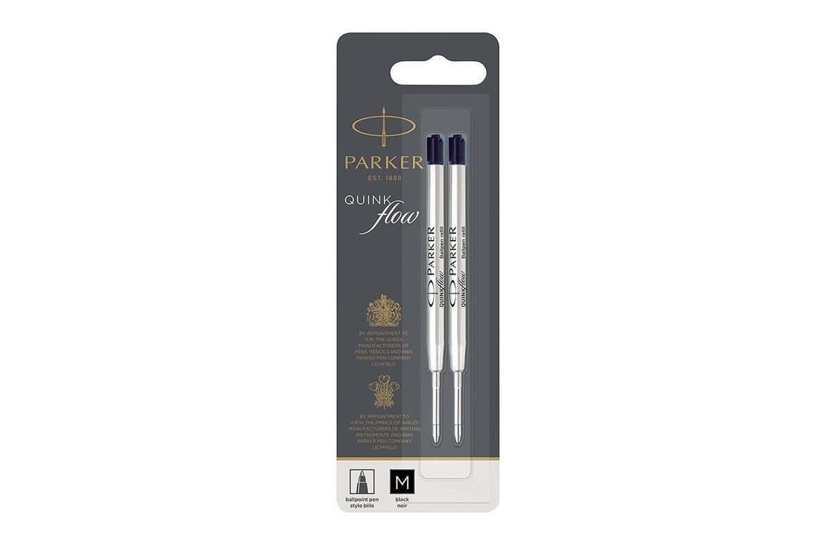 Parker Kugelschreibermine PARKER Kugelschreibermine QUINKflow 2er M Schw Blister