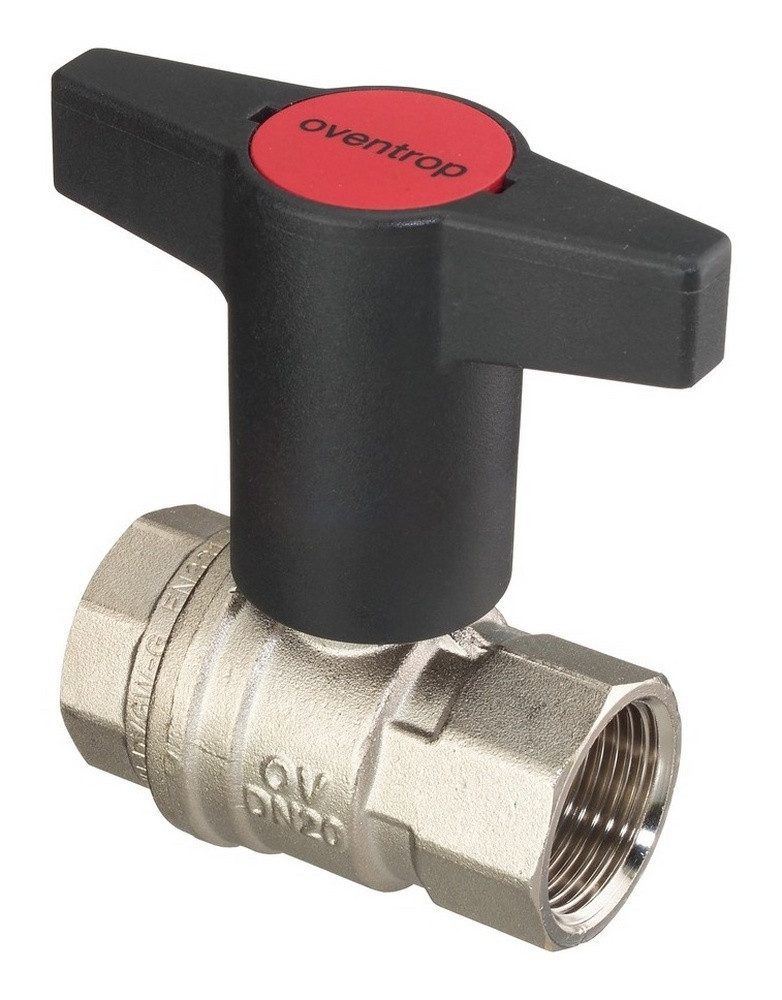 Oventrop Kugelhahn, Optibal DN 20 PN 16 G ¾ IG x G ¾ IG - roh