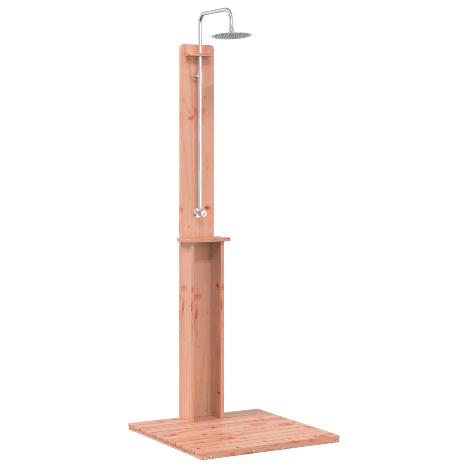 vidaXL Gartendusche 75 x 76 x 217 cm Gartendusche aus massivem Douglasienholz 75x76x217 cm