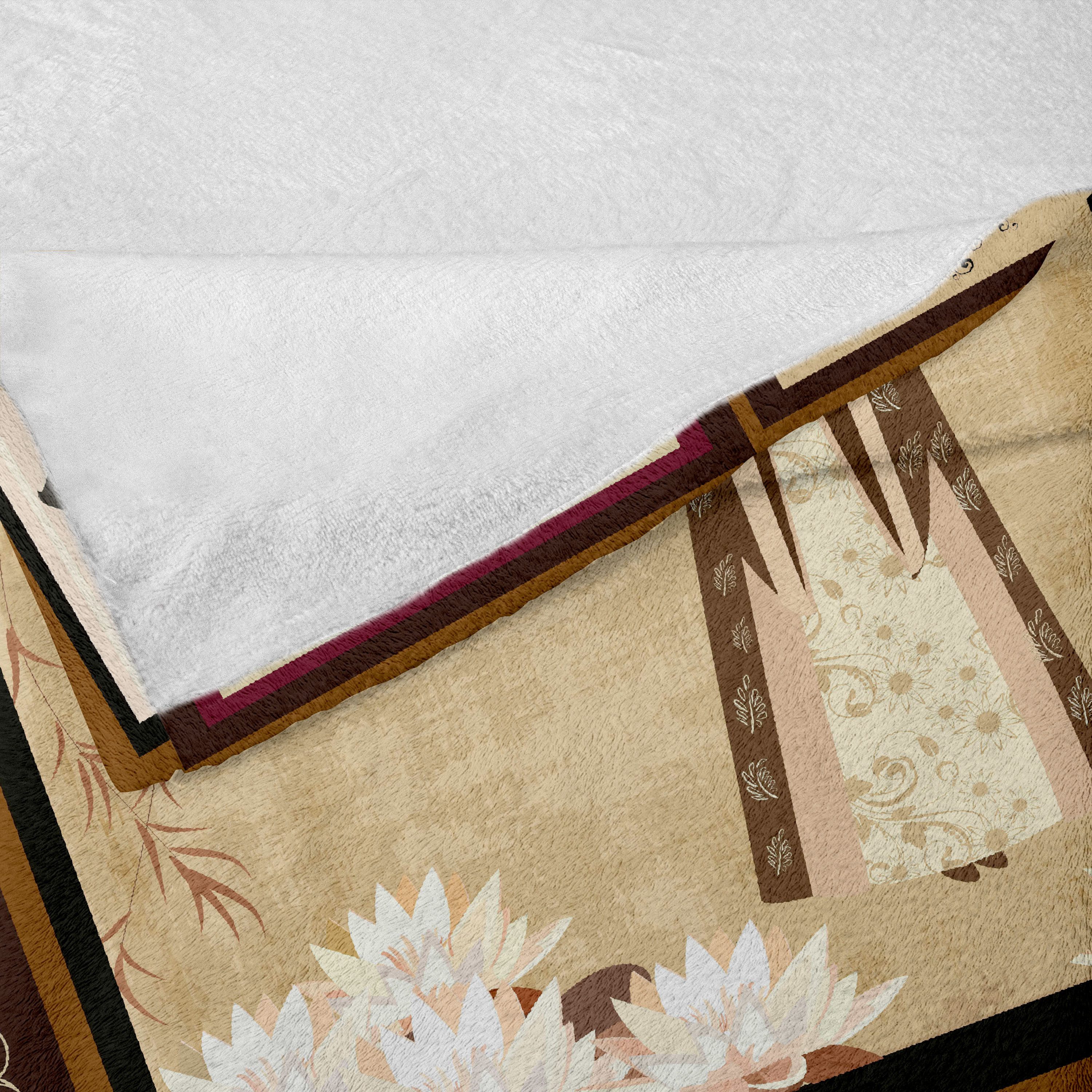 Wohndecke Gemütlicher Plüsch für den Innen- und Außenbereich, Abakuhaus, orientalisch Mädchen im Kleid Kultur