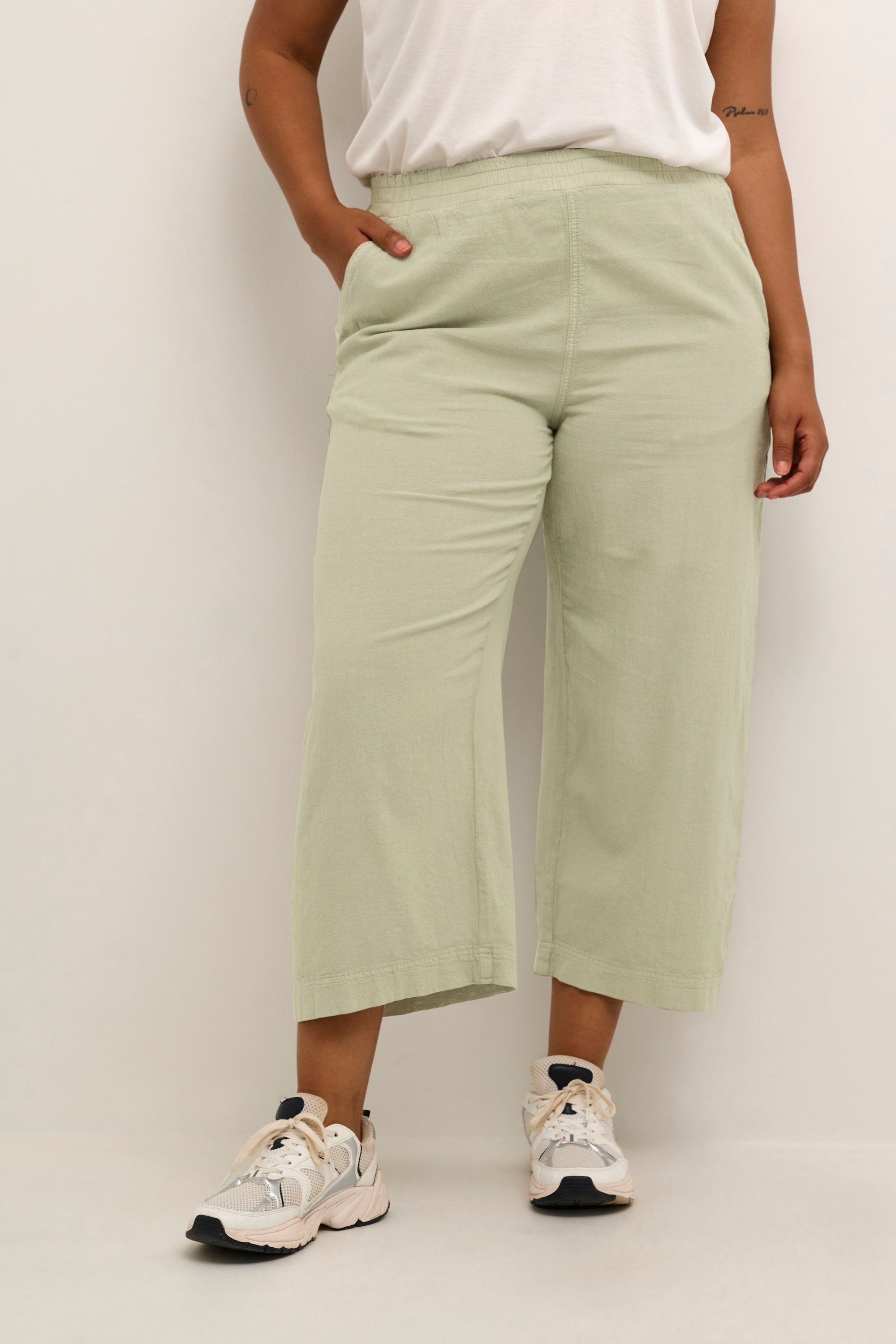 KAFFE Curve Stoffhose Casual Hose KCnana Große Größen