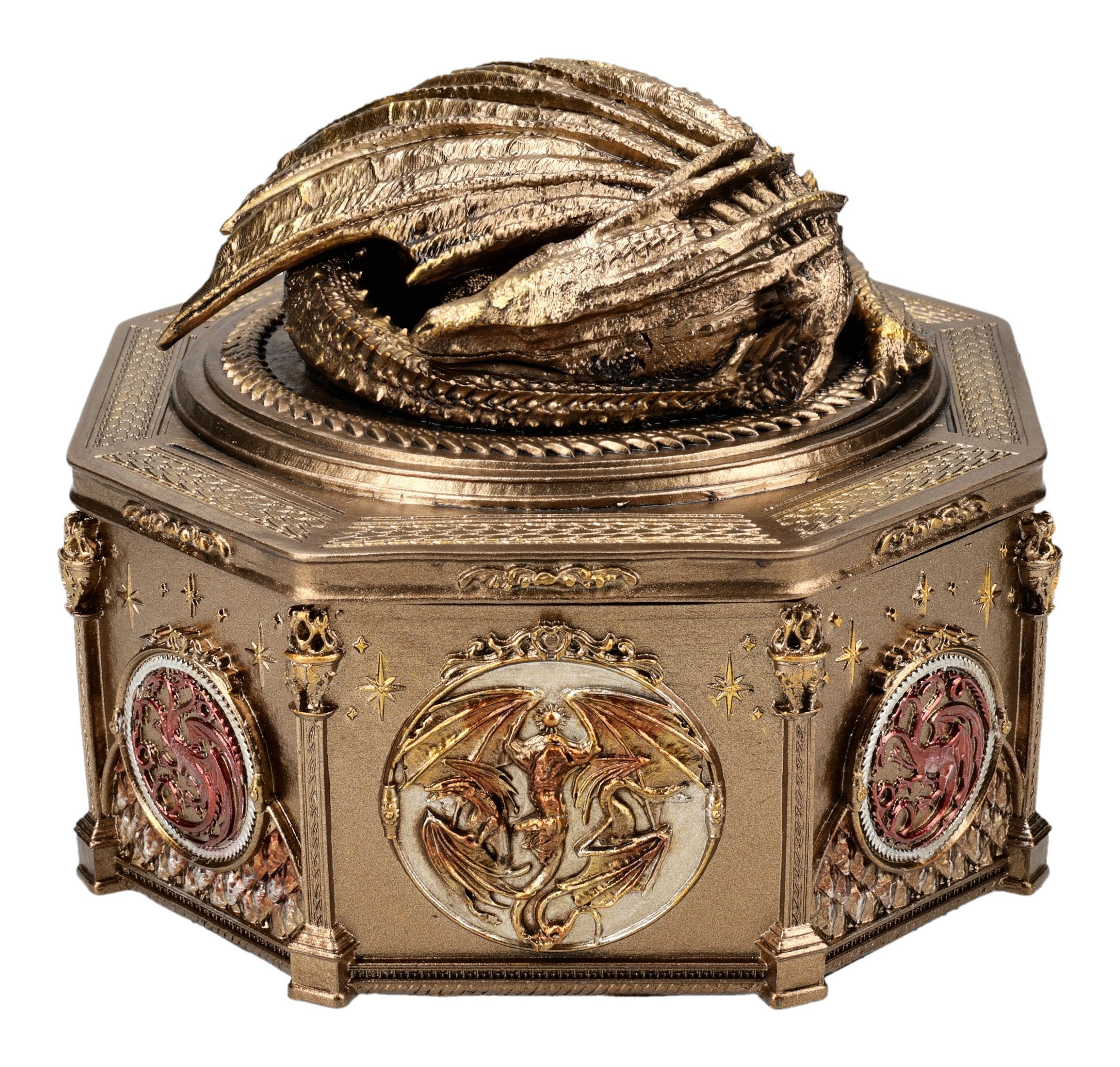 Figuren Shop GmbH Dekoobjekt Syrax Schatulle – Game of Thrones Figur Box House of the Dragon 12 cm