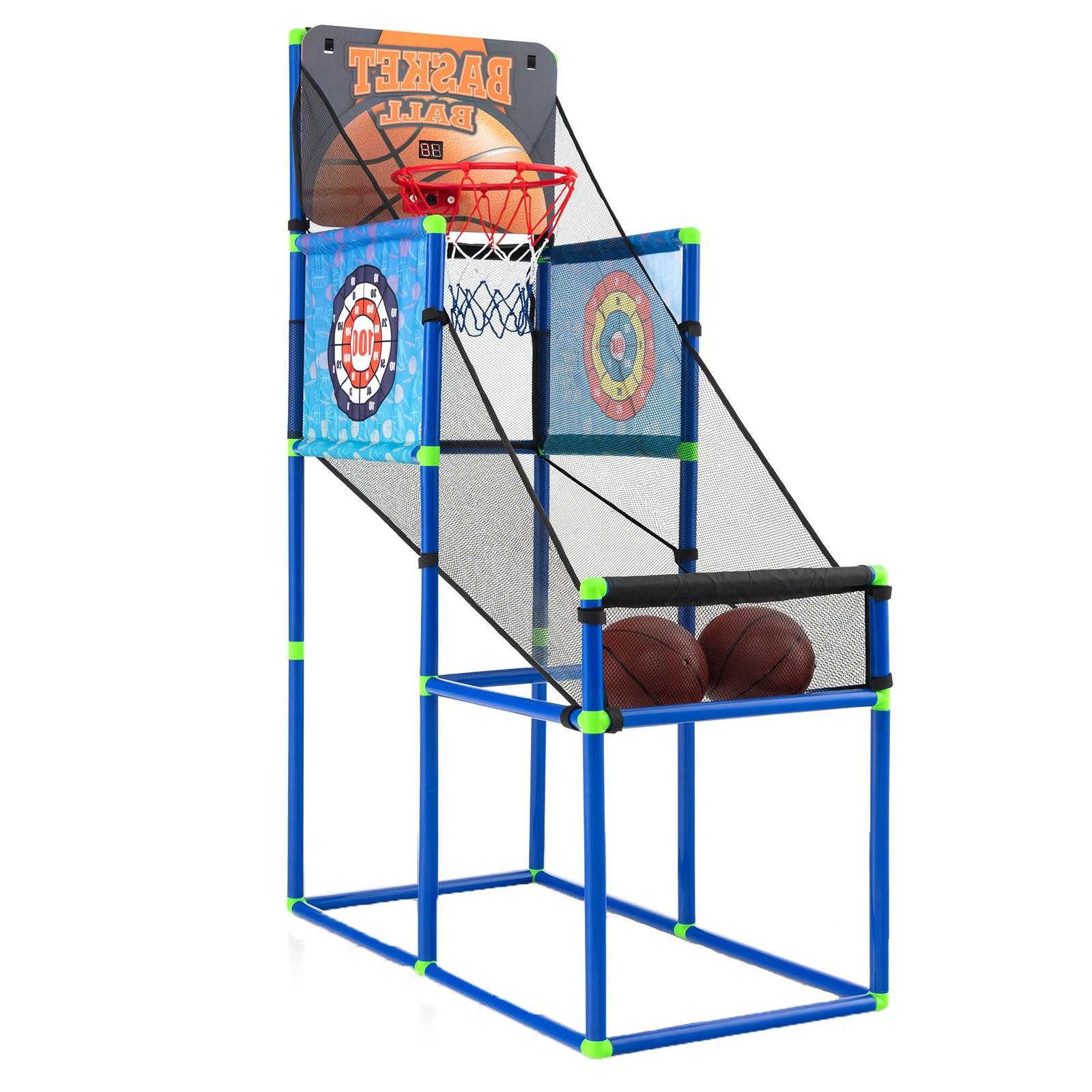 Basketballkorb 2 in 1 Basketballspiel Set