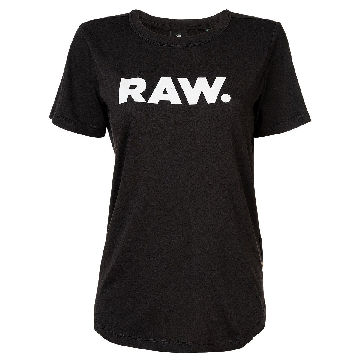 G-Star RAW T-Shirt Damen Schwarz - Rundhals, T-Shirt RAW. Kurzarm slim