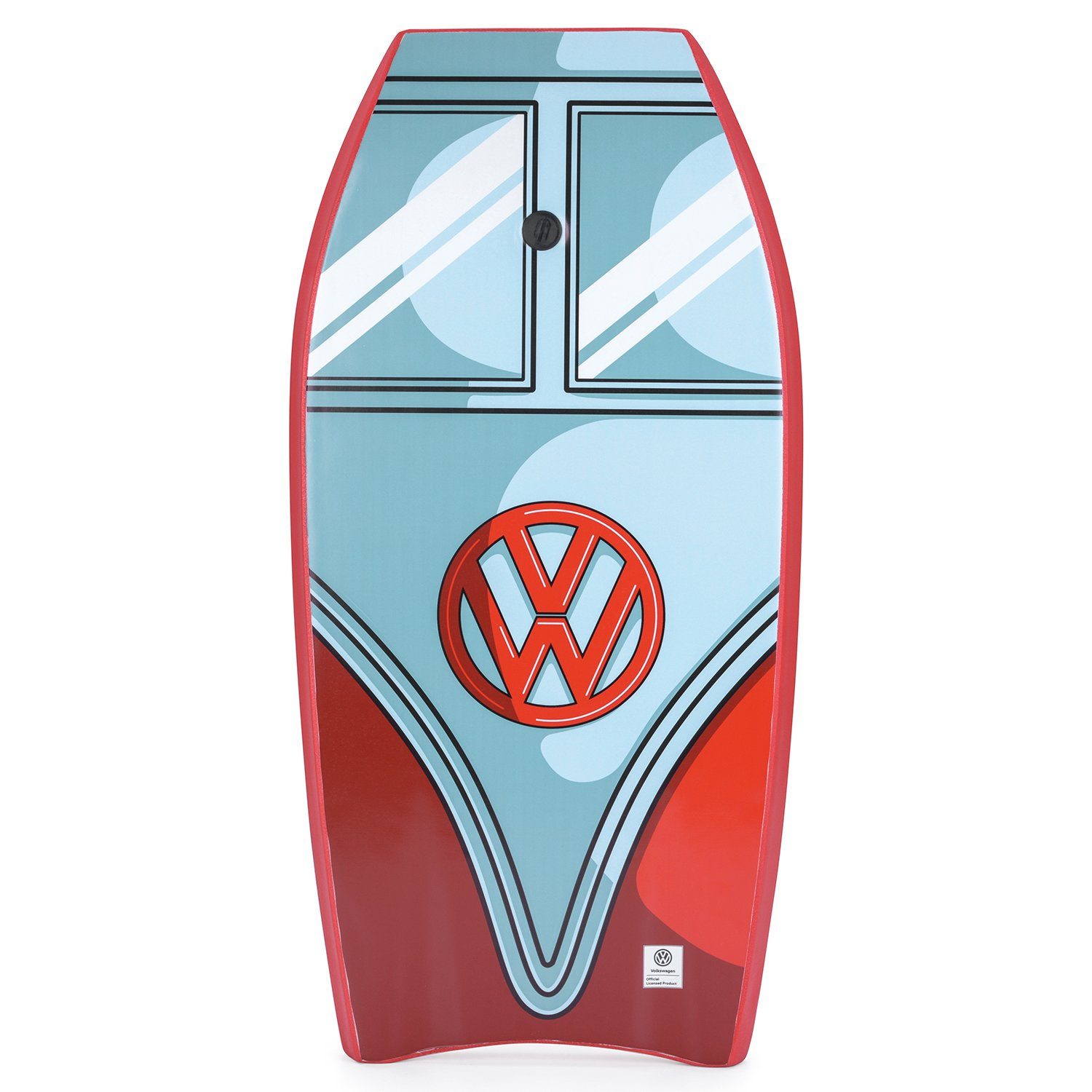 VW Collection by BRISA Schwimmbrett Board im VW T1 Bulli Design, VW T1 Bulli Schwimmbretter Rot