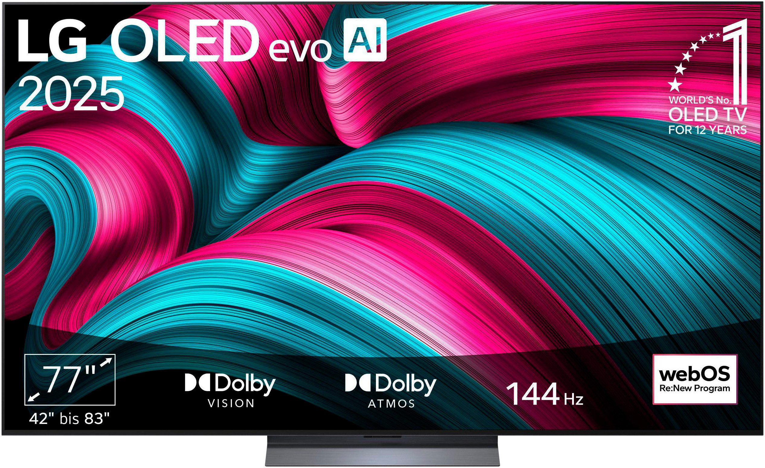 LG OLED77C5ELB OLED-Fernseher (195 cm/77 Zoll, 4K Ultra HD, Smart-TV)