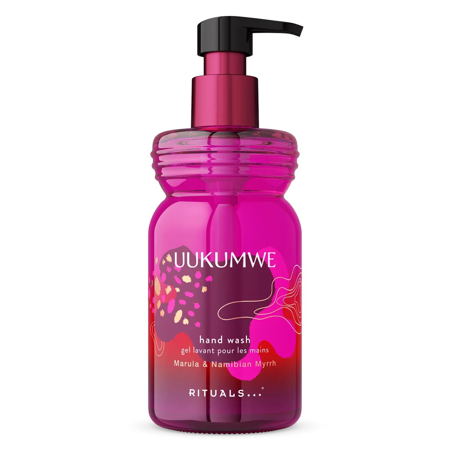 Rituals Flüssigseife Rituals Uukumwe Hand Wash 300 ml – Flüssige Handseife mit Marula, 1-tlg., Flüssigseife Marula & Myrrhe Glasflasche 300 ml