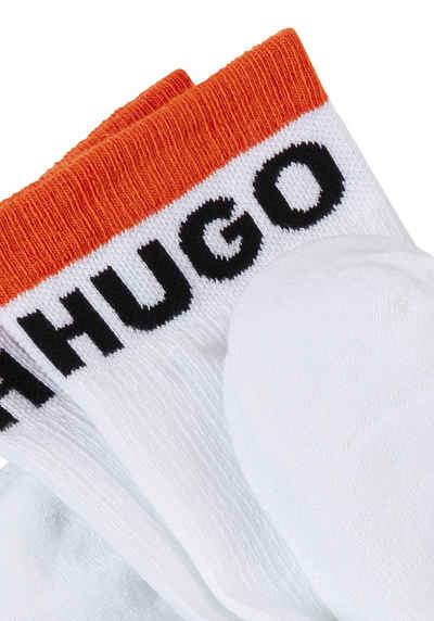 HUGO Socken 5P QS RAINBOW CC W (Packung, 5-Paar, 5er) mit kontrastfarbenen Streifen