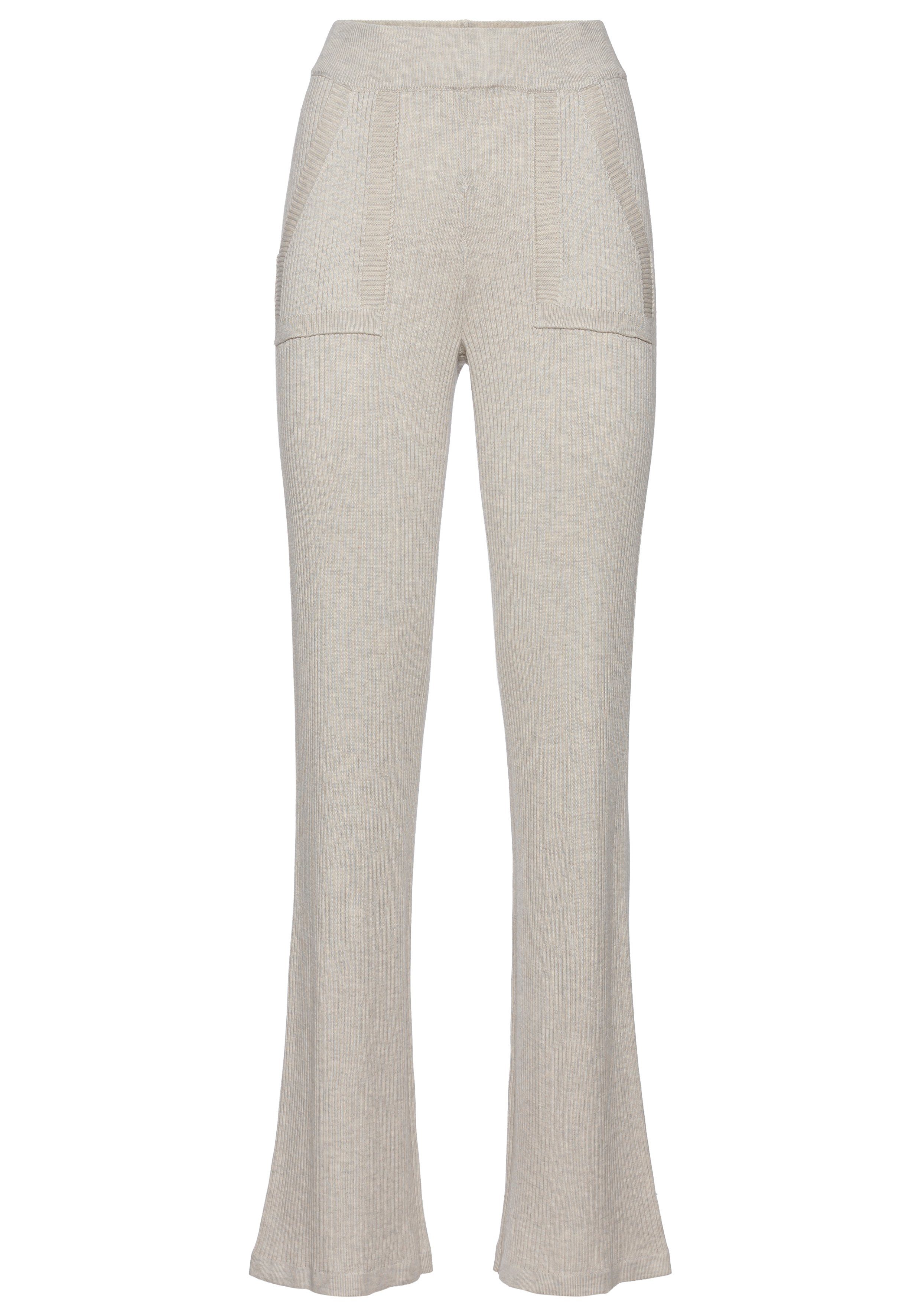 French Connection Strickhose mit leichten ausgestellten Bein, Loungewear