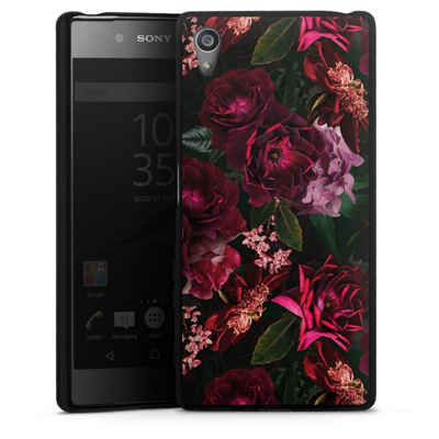 DeinDesign Handyhülle »Rose Blumen Blume Dark Red and Pink Flowers«, Sony Xperia Z5 Silikon Hülle Bumper Case Handy Schutzhülle