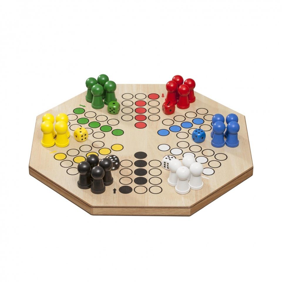 Philos Spiel, Ludo XL 50 x 50 cm für 6 Spieler