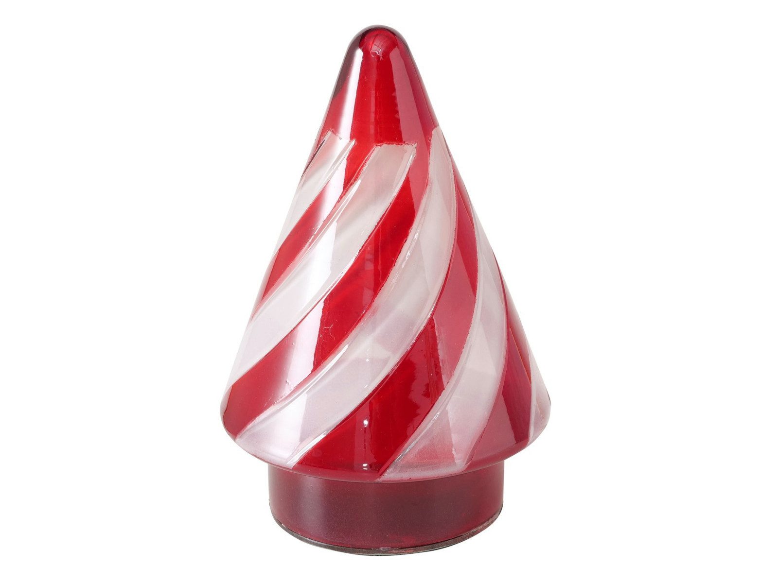 BOLTZE Dekofigur Sugis Baum rot weiß gestreift 15cm (1 Stück)