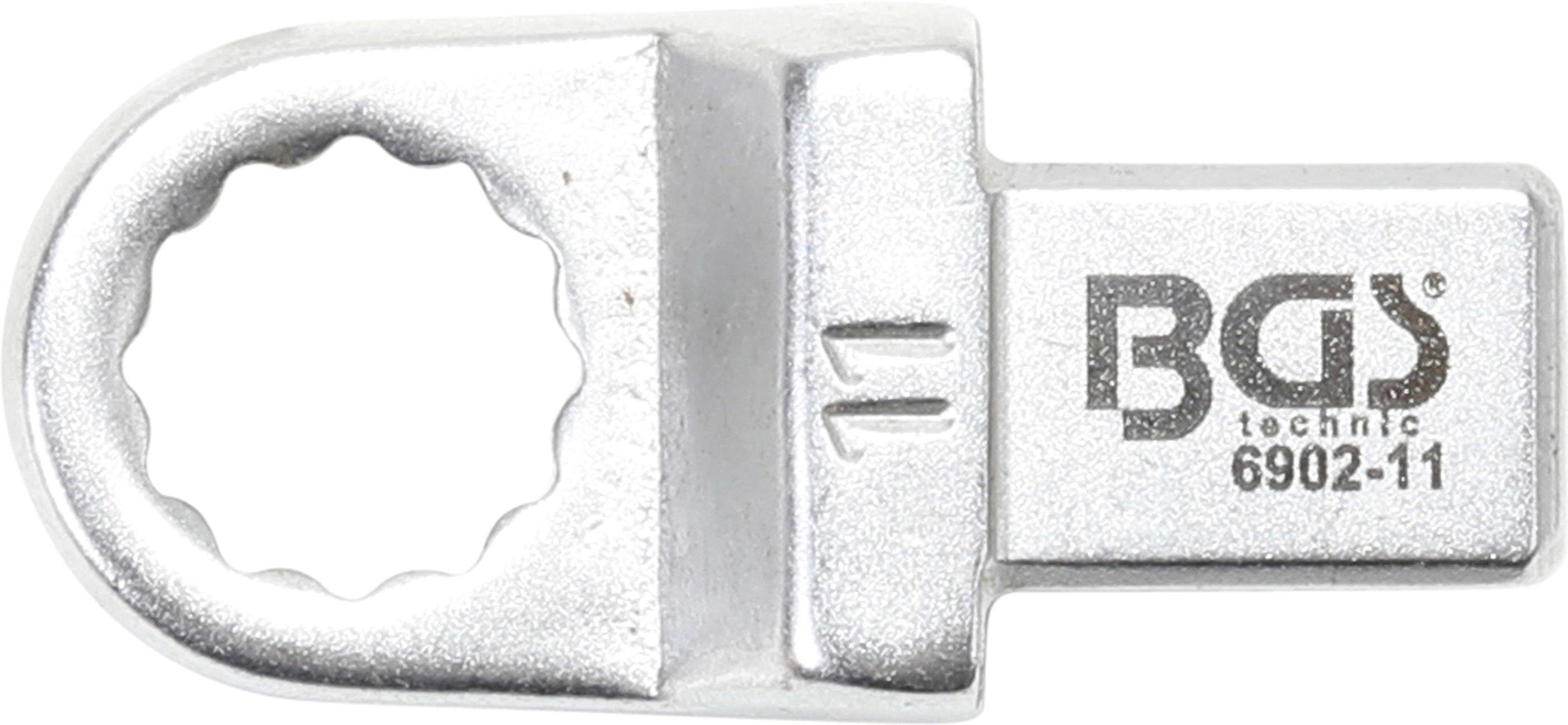 BGS technic Ausstechform Einsteck-Ringschlüssel, 11 mm, Aufnahme 9 x 12 mm