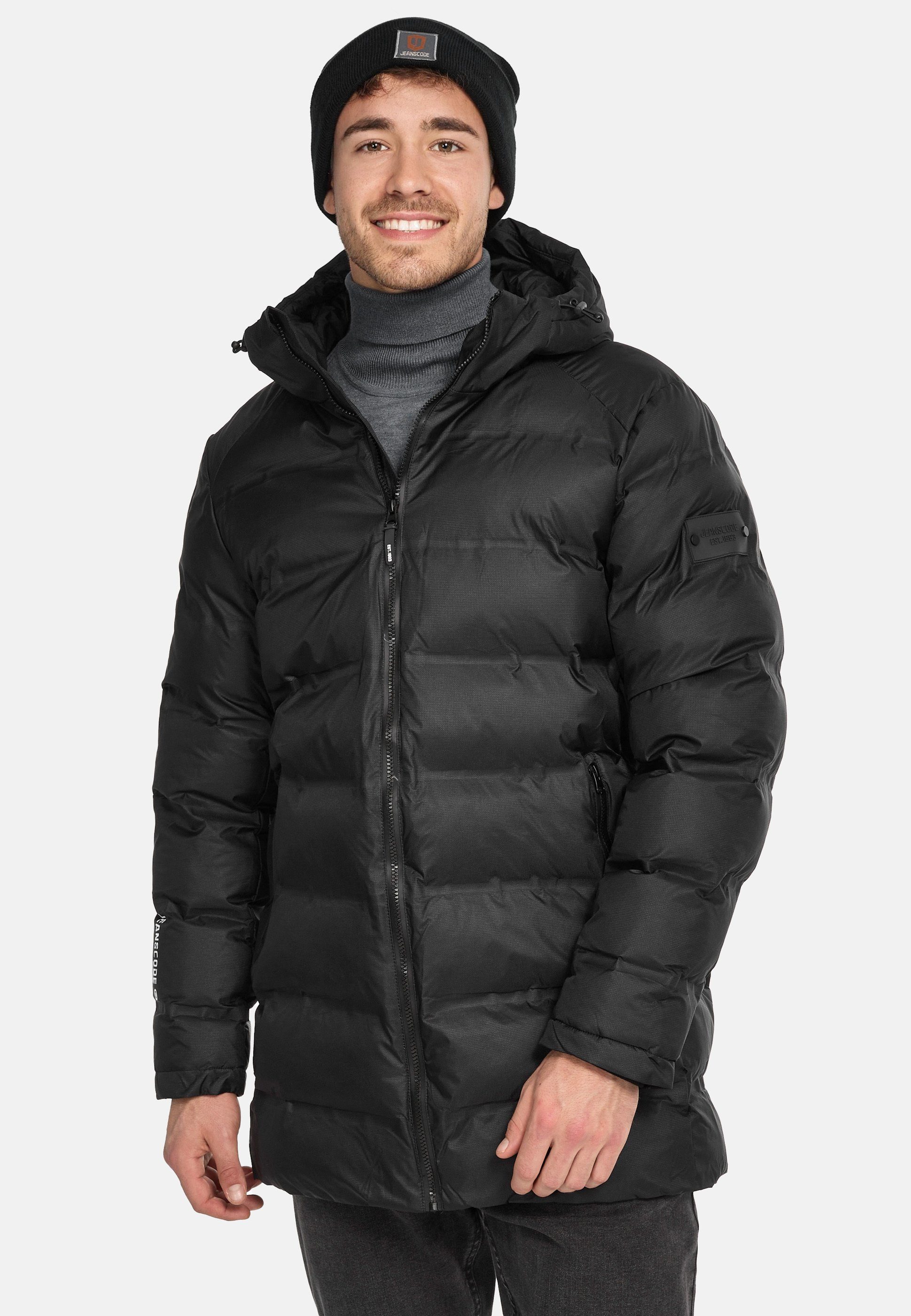 Indicode Steppjacke Parkkish Black