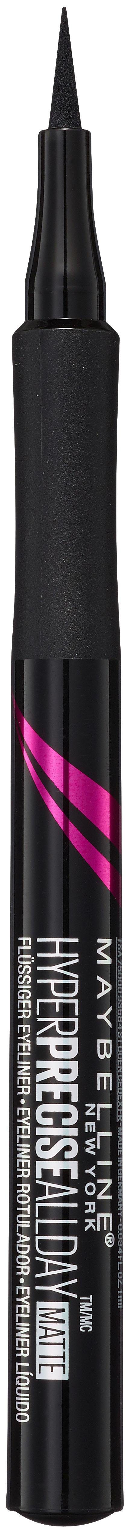 MAYBELLINE NEW YORK Eyeliner Master Precise Allday Matte, mit ultra dünner Spitze