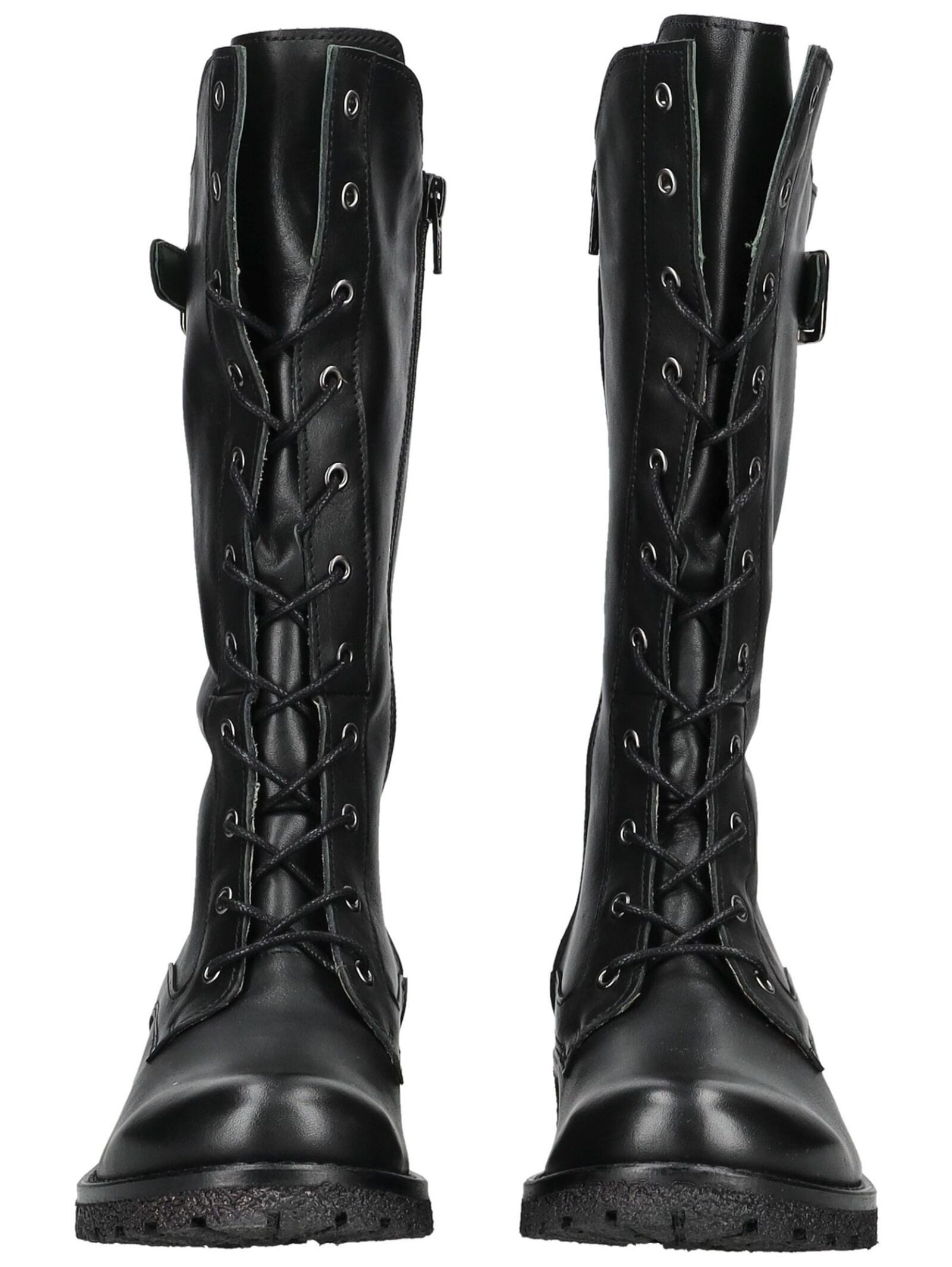 Felmini Stiefel Leder . Schnürstiefel