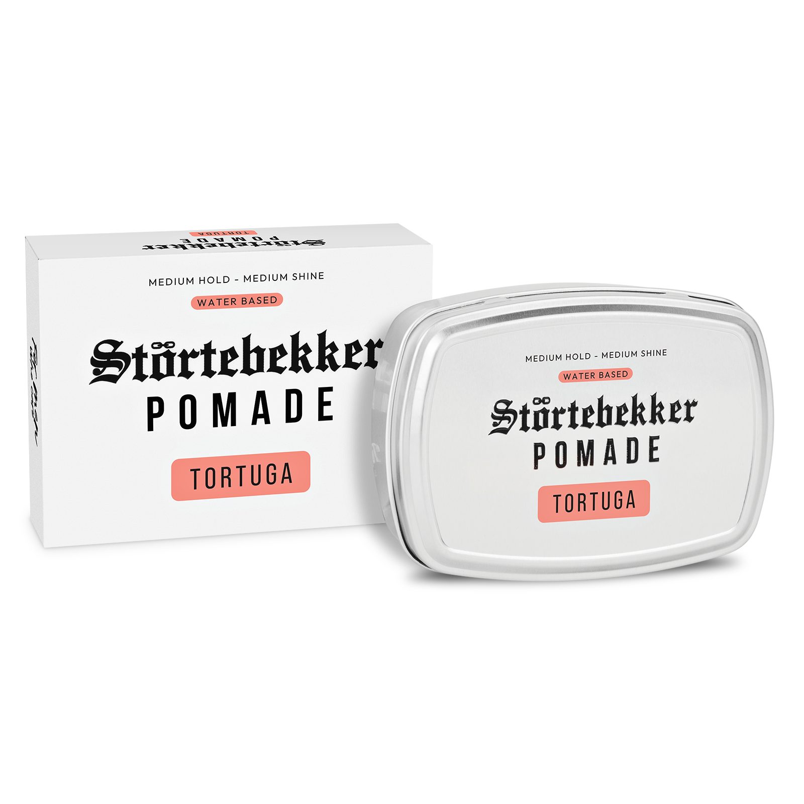 Störtebekker Haarpomade 125ml - Wasserbasiert, Mittlerer Halt, Mittlerer Glanz - Edles Finish und herrliche Düfte