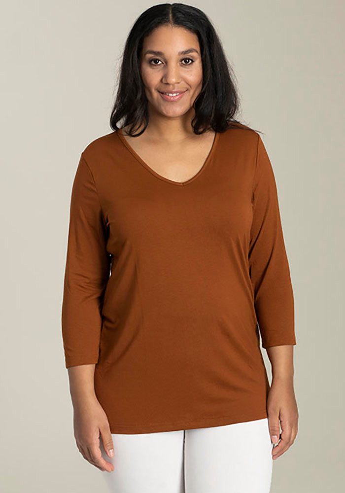 SANDGAARD 3/4-Arm-Shirt mit 3/4-Ärmeln günstig online kaufen