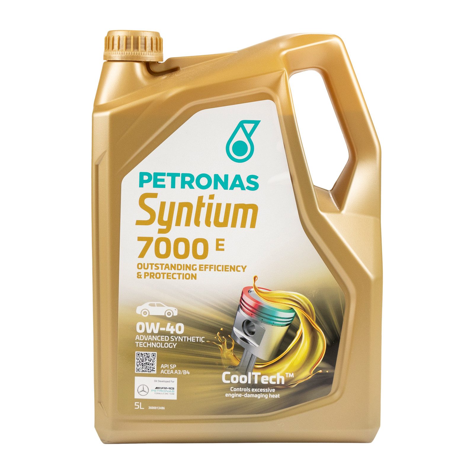 Petronas Motoröl Petronas Syntium 7000 E Motoröl Öl 0W40 5L ACEA A3/B4 70722M12EU