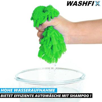 MAVURA Waschhandschuh WASHFIX Autowaschhandschuh Mikrofaser Handschuh Microfaser Autowäsche, Autopflege Handschuh Staubhandschuh Reinigungshandschuh Auto