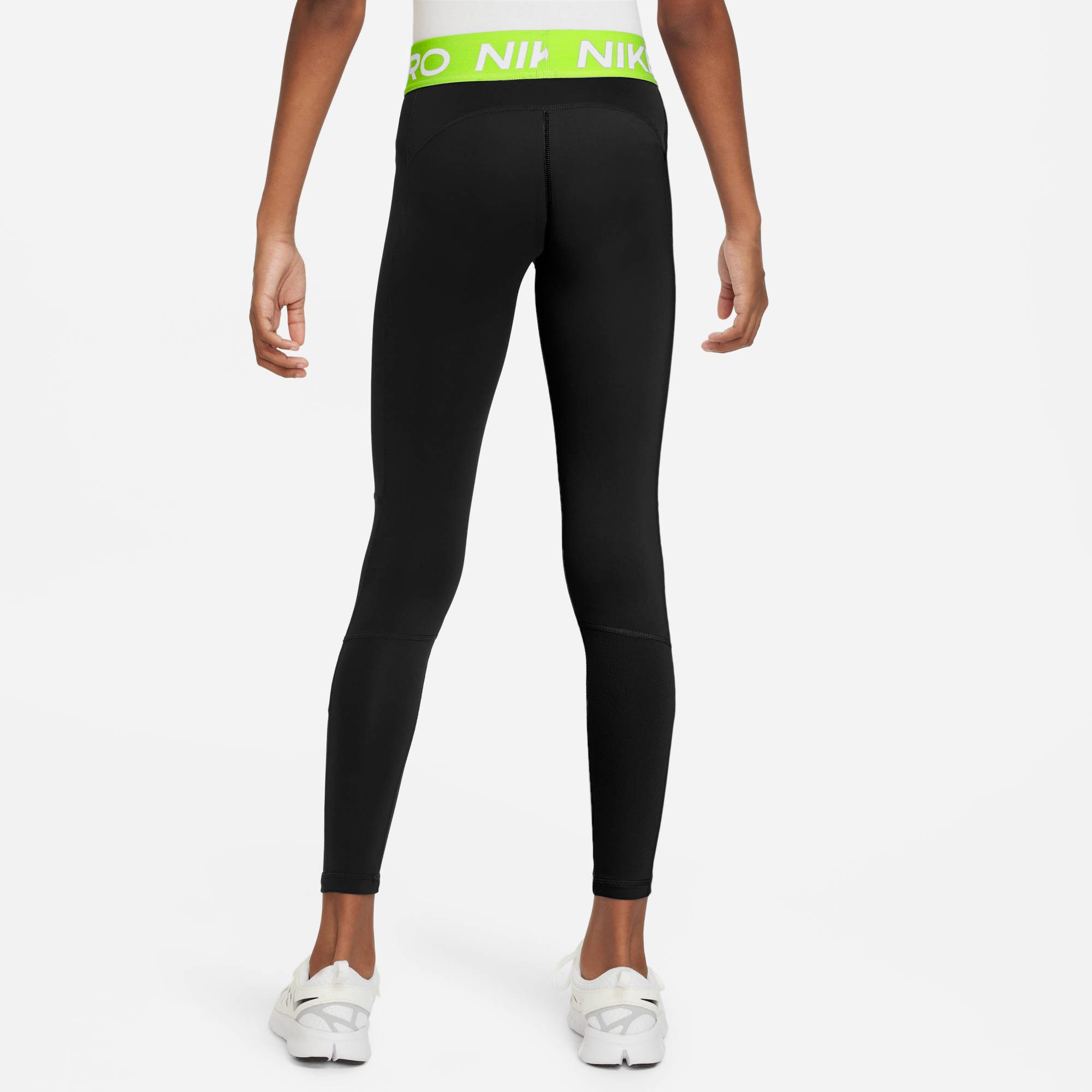 Nike Leggings G NP LEGGING mit Logodruck und Logoschriftzügen, besonders elastische Passform