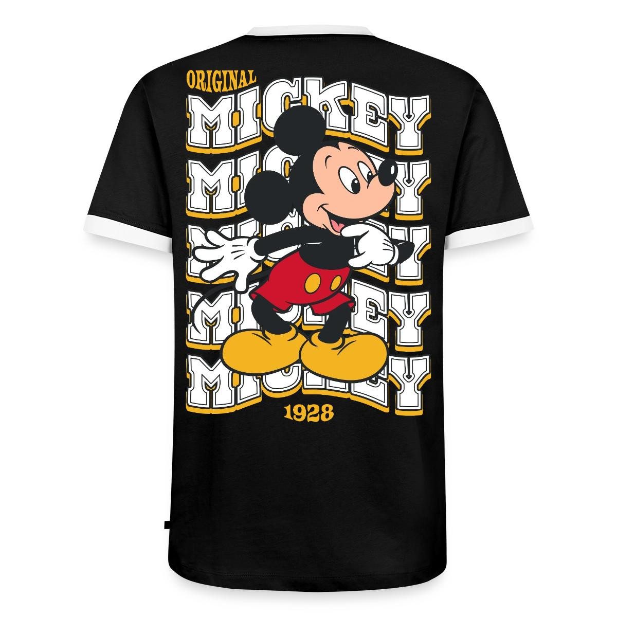 Spreadshirt T-Shirt Mickey & Minnie Mickey Mouse Original 1928 Männer Kontrast T-Shirt (1-tlg)