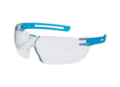 Uvex Brille uvex x-fit Bügelbrille blau innen beschlagfrei, außen extrem kratzfest, Gewicht nur 23 g