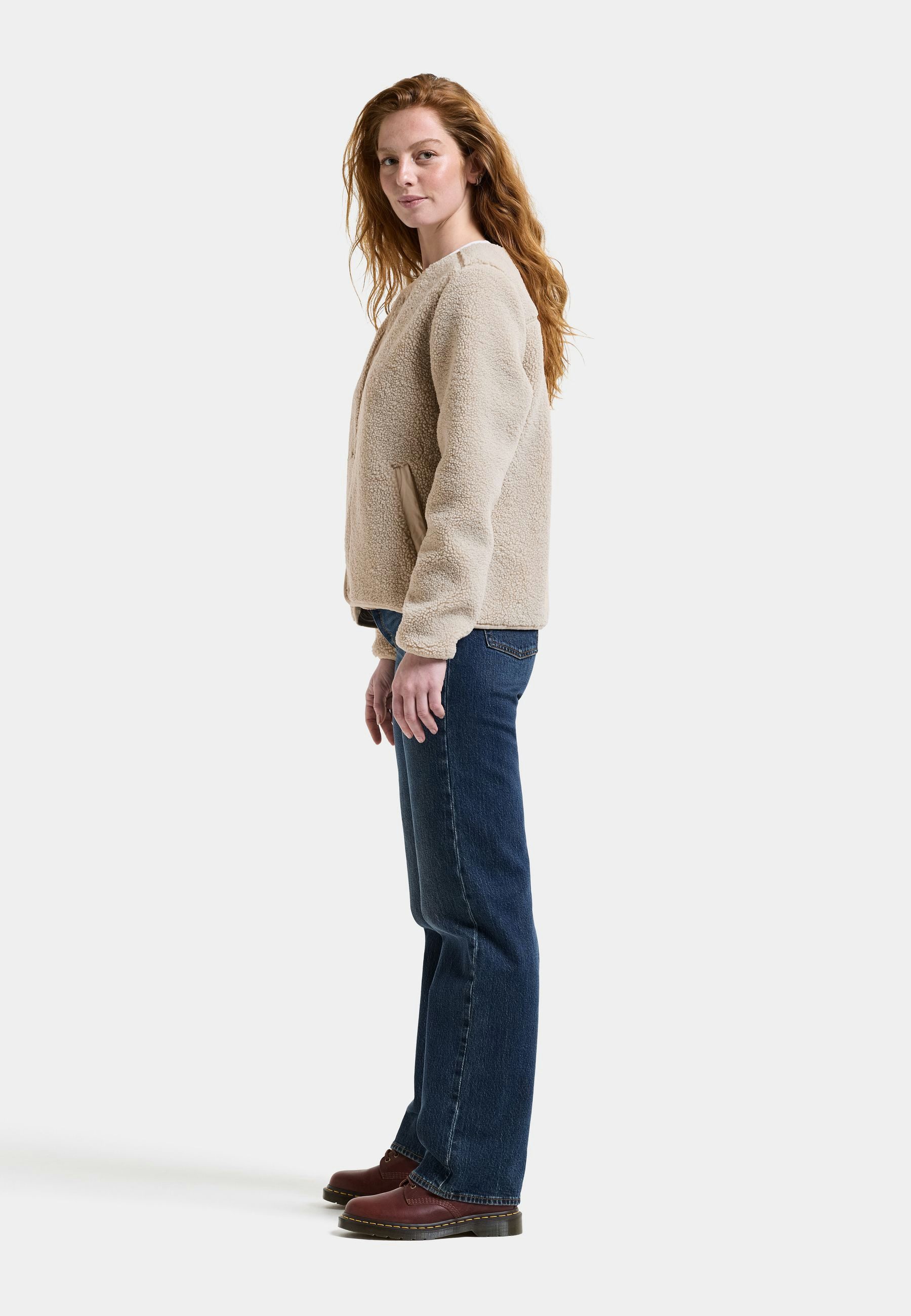 Didriksons Fleecejacke Damen Pile Teddy SELMA mit Taschen – Bild 3 von 5